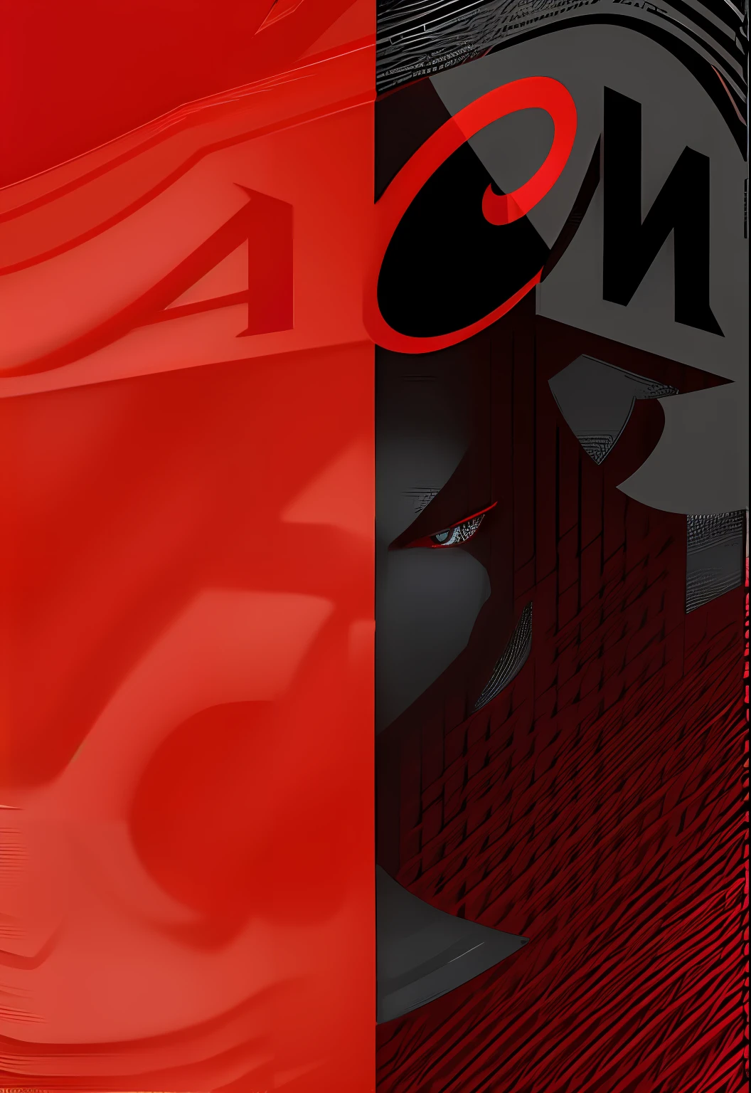 Close up with red and black background with black and white logo, black and red only!!!, Red and black color, Red and black, Has a matte finish，The black part has a matte finish，In the black part there are red ones[Carbon-containing ring technology]Words！！！！The red part has a frosted glass texture