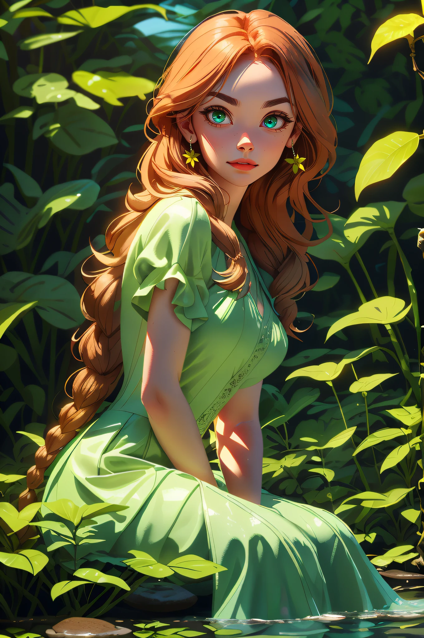 green eye, high detailed