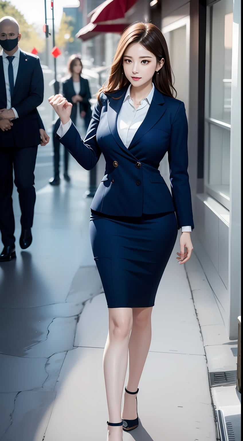(RAW photos,HighestQuali),(dynamicposes),Full body like,The uniform of a flight attendant, Depicts a group of characters in various action scenes,Manhwa Style,(realisticlying,realisticlying:1.3),HighestQuali,tmasterpiece,Very fine and beautiful,highly detailed,CG,unified,2k wallpaper,Wonderful,beautifuldetails,tmasterpiece,HighestQuali,Extremely detailed Cg Unity 8K wallpaper,,