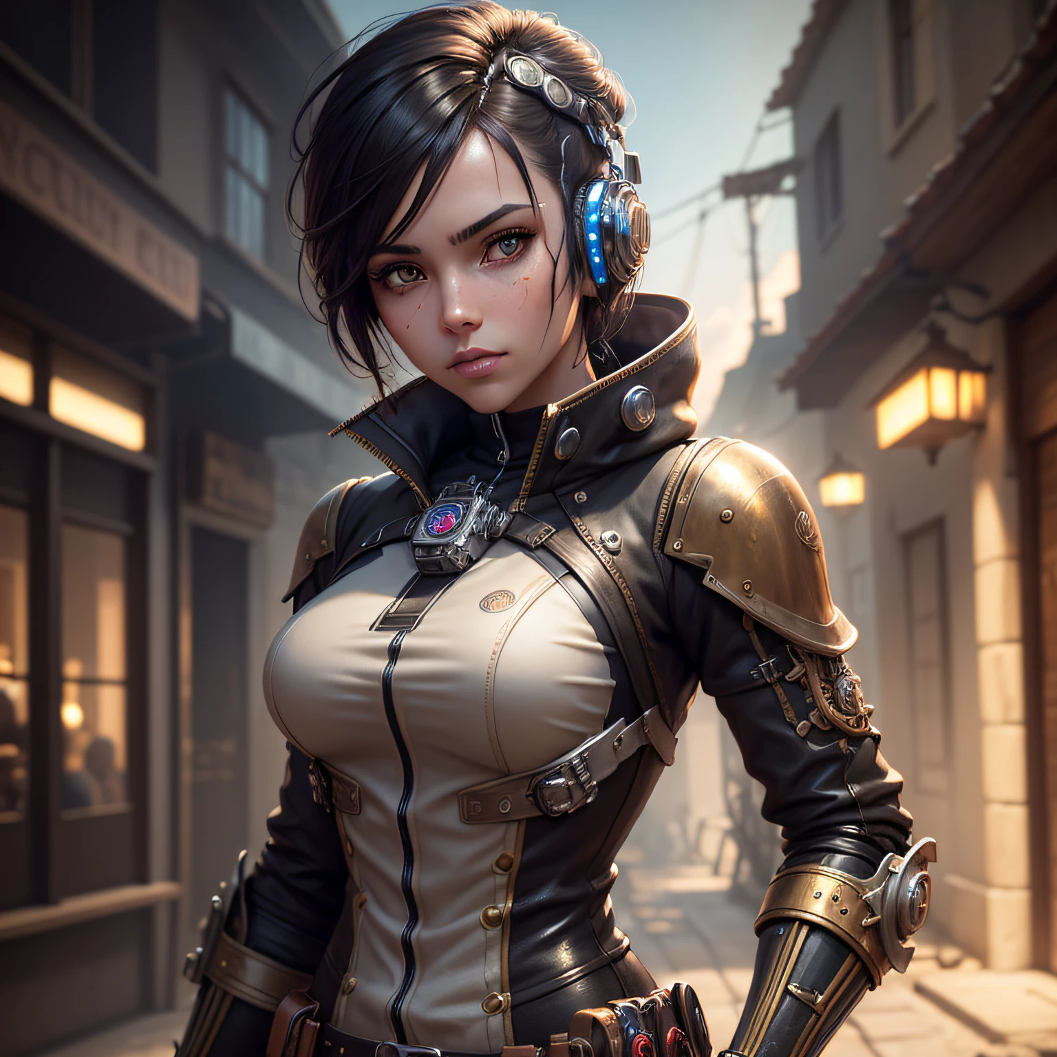 (((feminino))), melting, Ultra detailed complex 3D rendering of a robotic girl, Dishonored, deserto, ((cyborg, steampunk, robotic parts)), fundo sombrio com luz suave, boneca, rim light, detalhes vibrantes, punk, hiper-realista, anatomic, Muscles, cable electrical wires, sombrio, triste, fundo bonito, octane rendering, estilo steampunk, 8k, melhor qualidade, obra-prima, illustration, um extremamente delicado e bonito, extremamente detalhado, CG, unidade, (realista, fotorrealista: 1.37), Awesome, detalhes finos --auto