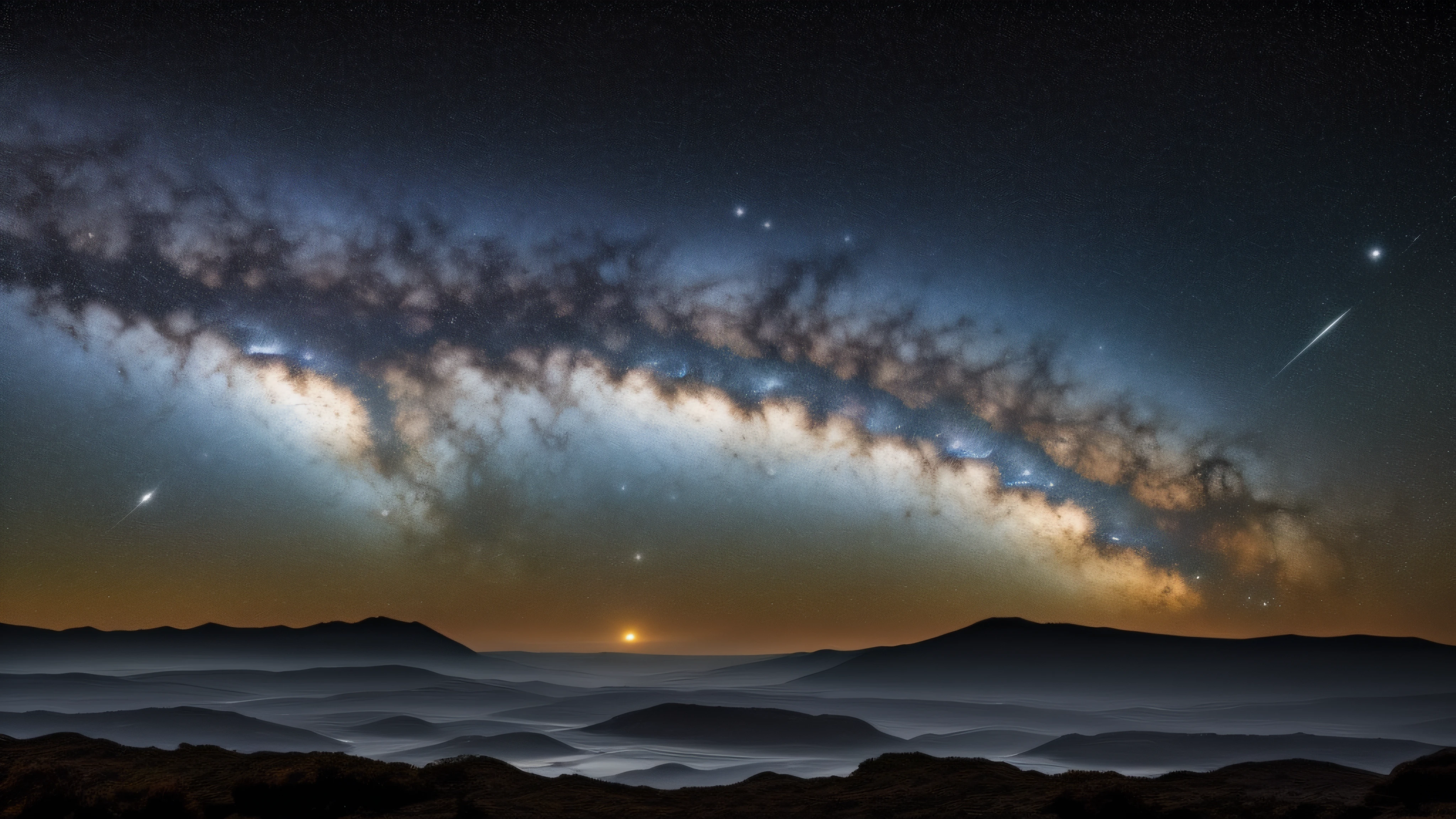 uma imagem "dark" do universo, com muitas estrelas, the pillar of creation appearing