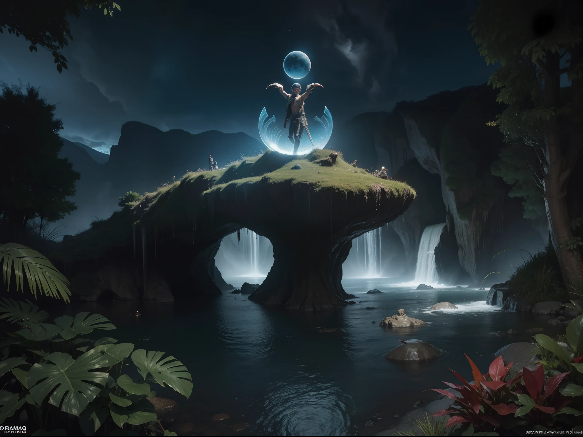 Dave Chappelle como un rey egipcio salvaje. Splash art splash style of colorful paint splash art swirling goteando derretimiento hiper detallado 120k 240k HD trazos pesados épicos., Beautiful fantasy scenery, realista y natural, cosmic sky, detallado a todo color, naturaleza, HD photography, Surrealismo realista, Elementos de la NASA, magica, detallado, alien plants, glosa, hiperrealismo, h.r. Giger, isometric 3D, Mosaico romano, 3dsmax, unidad 3D, motor irreal, IMAX, cinema4d, Houdini 3D, CryEngine, Octane 3D, Deviantart, SketchLab