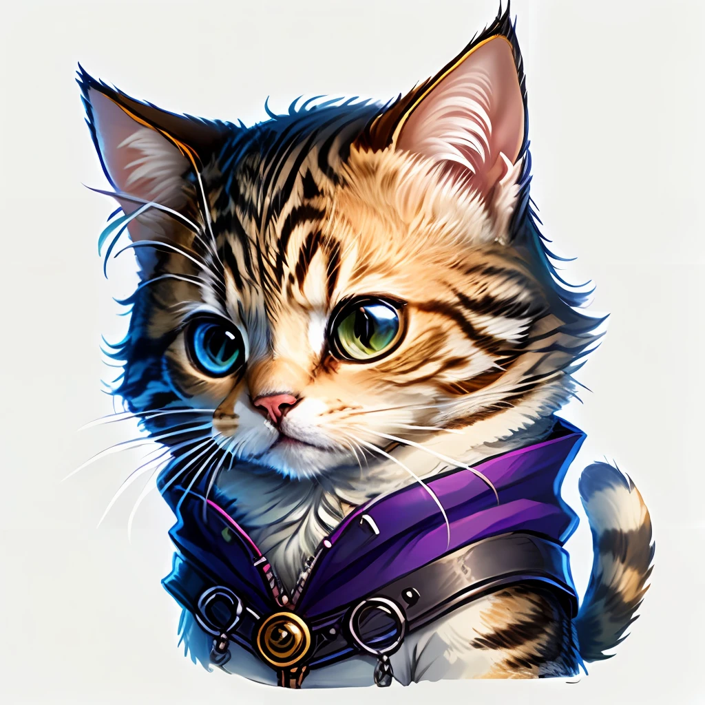 cute cat ,cbzbb, detailed, detailed eye,