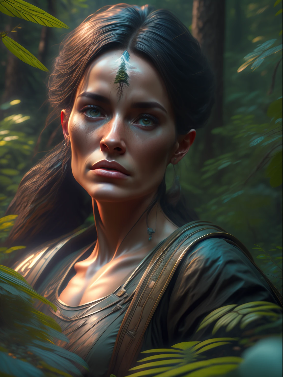ultra realistic portrait of a huge mountain forest covered, digital painting, concept art, extremely high resolution, intricate, sharp focus, illustration, artstation trending, unreal engine 5, 4k, octane render, unreal engine 5, 4k, unreal engine. octane render, cinematic still, trending on Artstation HQ, by michael k