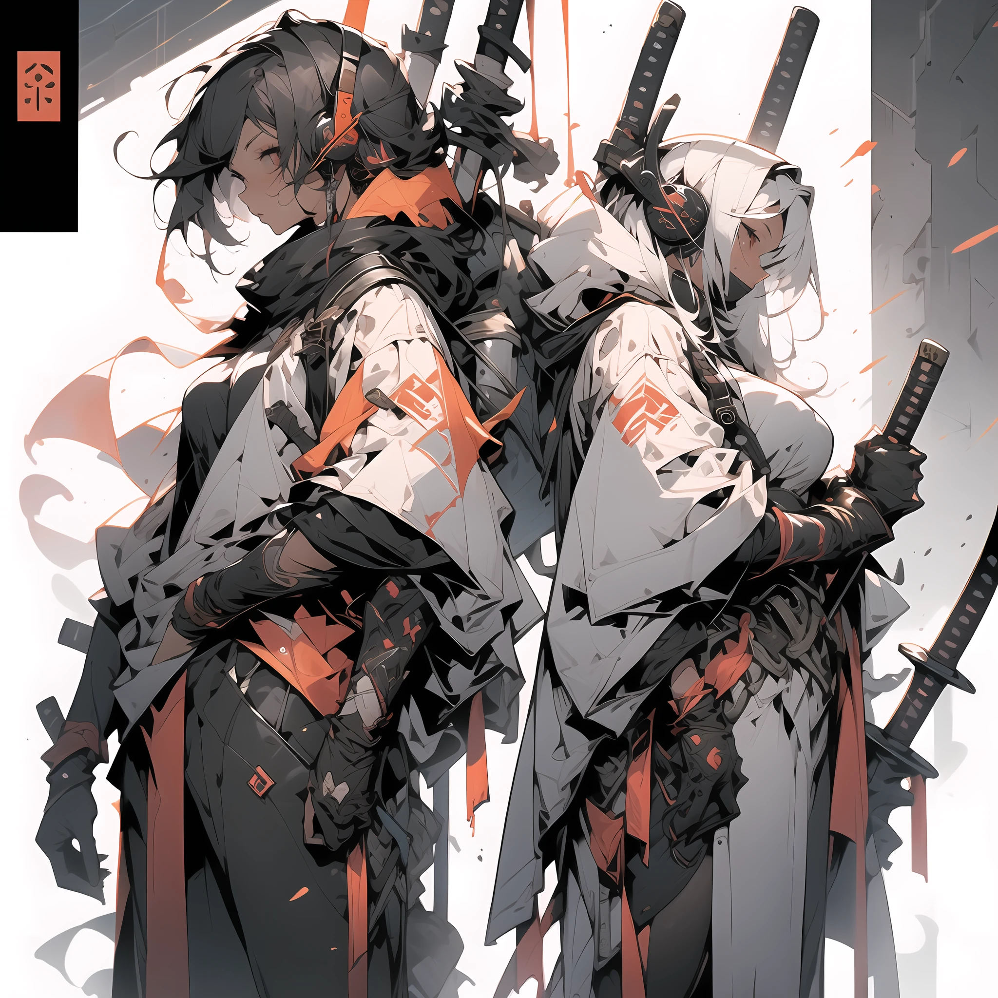 In a world where ancient and future intertwine, there stands a lone girl. Her body is half-machine, adorned with extraordinarily long hair and striking red eyes. She wears cat ear headphones and sports large, white wings on her back, while her attire features monochrome clothing adorned with cross decorations.
Clad in loose-fitting garments, she dons an unusually short miniskirt and large sneakers, all the while wielding an incredibly massive spear, ready to encounter supernatural creatures and androids.
The world around her is depicted with hyper-precision in stunning 8K high-quality visuals. The uniqueness of her appearance and the vividness of the surroundings immerse the readers or viewers as if they have stepped into this mesmerizing realm. Through her captivating adventures and personal growth, a tale of wonder and emotion unfolds, offering a grand journey filled with surprises and awe.