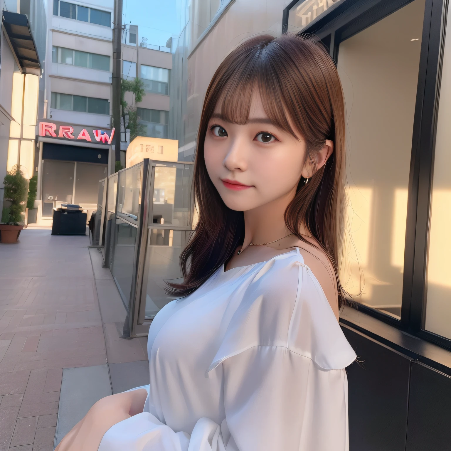 (8K、RAW Photography、top-quality、masterpiece:1.2)、(reallistic、Photorealsitic:1.37)、Case Photos,femele,profile, (realisticlying:1.5),Same woman,Whole face,Cosmetic surgery)