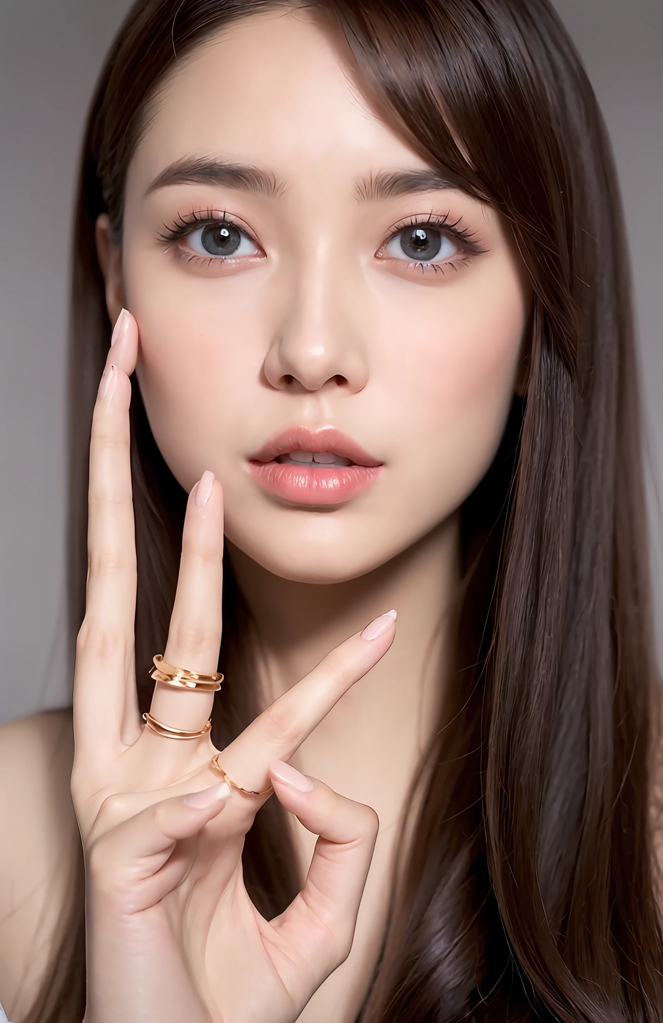 ((Beautiful and pretty hands of a woman))Beautiful fingers、Clean5This refers to、Thumbs、forefinger、middle finger、ring finger、Pinky、without fail5Fingered hand、Beauty Cosplayer