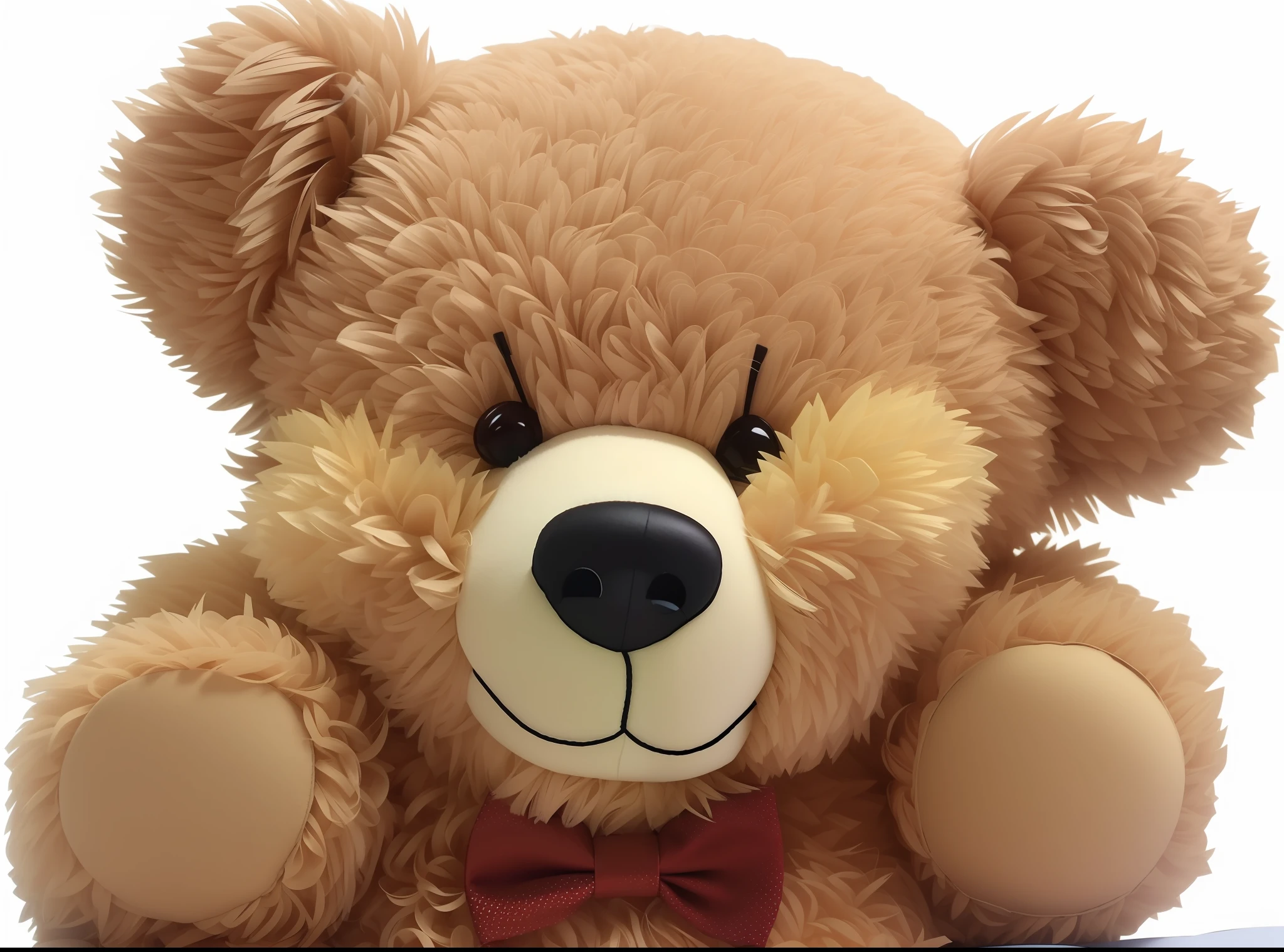 There is a teddy bear with a bow tie on his head, toy bear, laying teddy bear, Holding a teddy bear, a plush, plushies, adolable, plushies, video still, personal profile picture, Supersaturation, Teddy bear with gun, wallpaper - 1 0 2 4, coronavirus as a stuffed toy, sadness