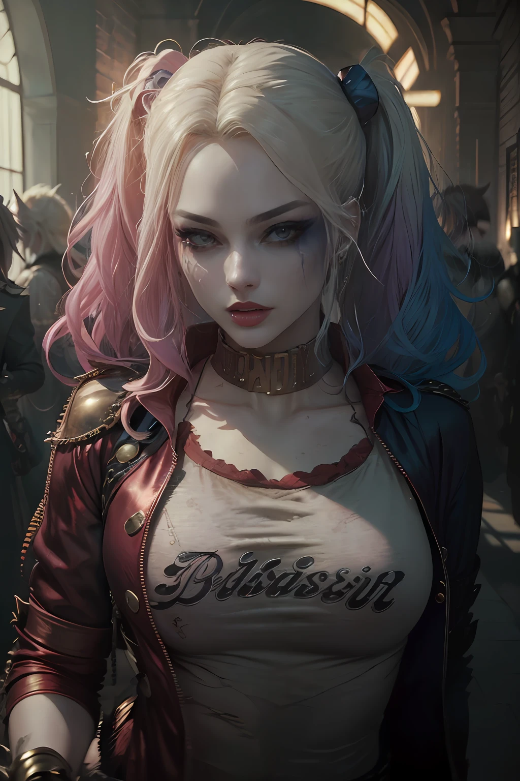 ((Masterpiece)), ((Best Quality)), (Very Detailed), (Very Detailed)), 4K, (8K), Best Quality, (Beautiful), (Visual Kei Fashion:1.3), Musician or artist with heavy makeup and flashy hairstyle or fashion, Confident posing, Beautiful face, Beautiful eyes, Lustrous hair, Goddess, Absurdity, Unreal Engine, octane lender, attractive lights,