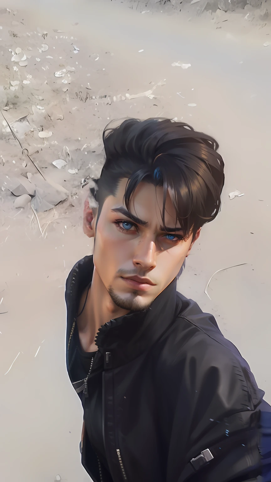 Change background cyberpunk handsome boy realistic face 8k, sunglasses on face