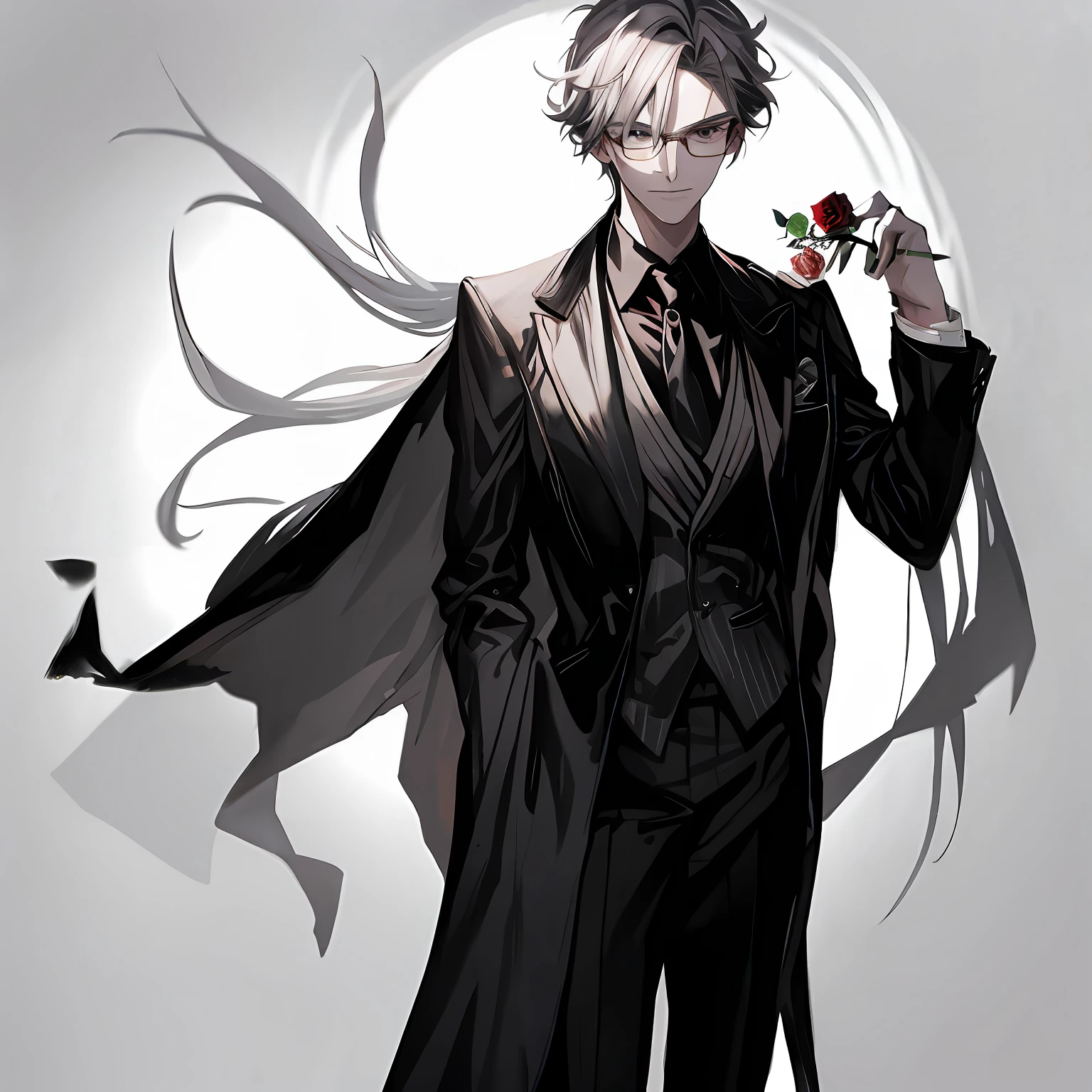 Roses in hand