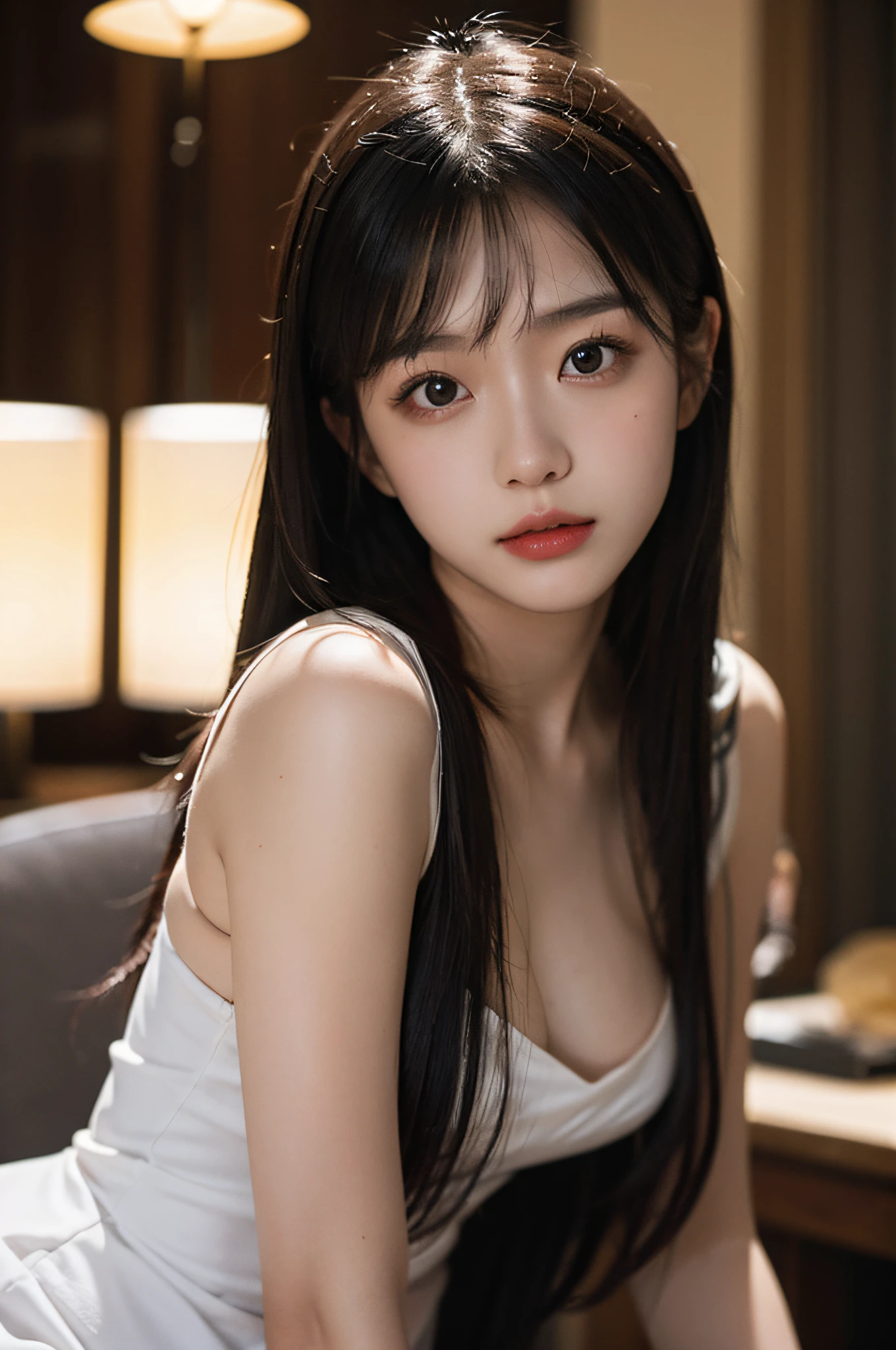 （Hyperrealistic,）4K,35mm，hyper-high detail, Professional lighting, Best quality, Ultra-high resolution, Visually stunning, (1girll:1.3),  （HmongCostume）,realskin,（Perfect body 1.3）Ultra-delicate face。