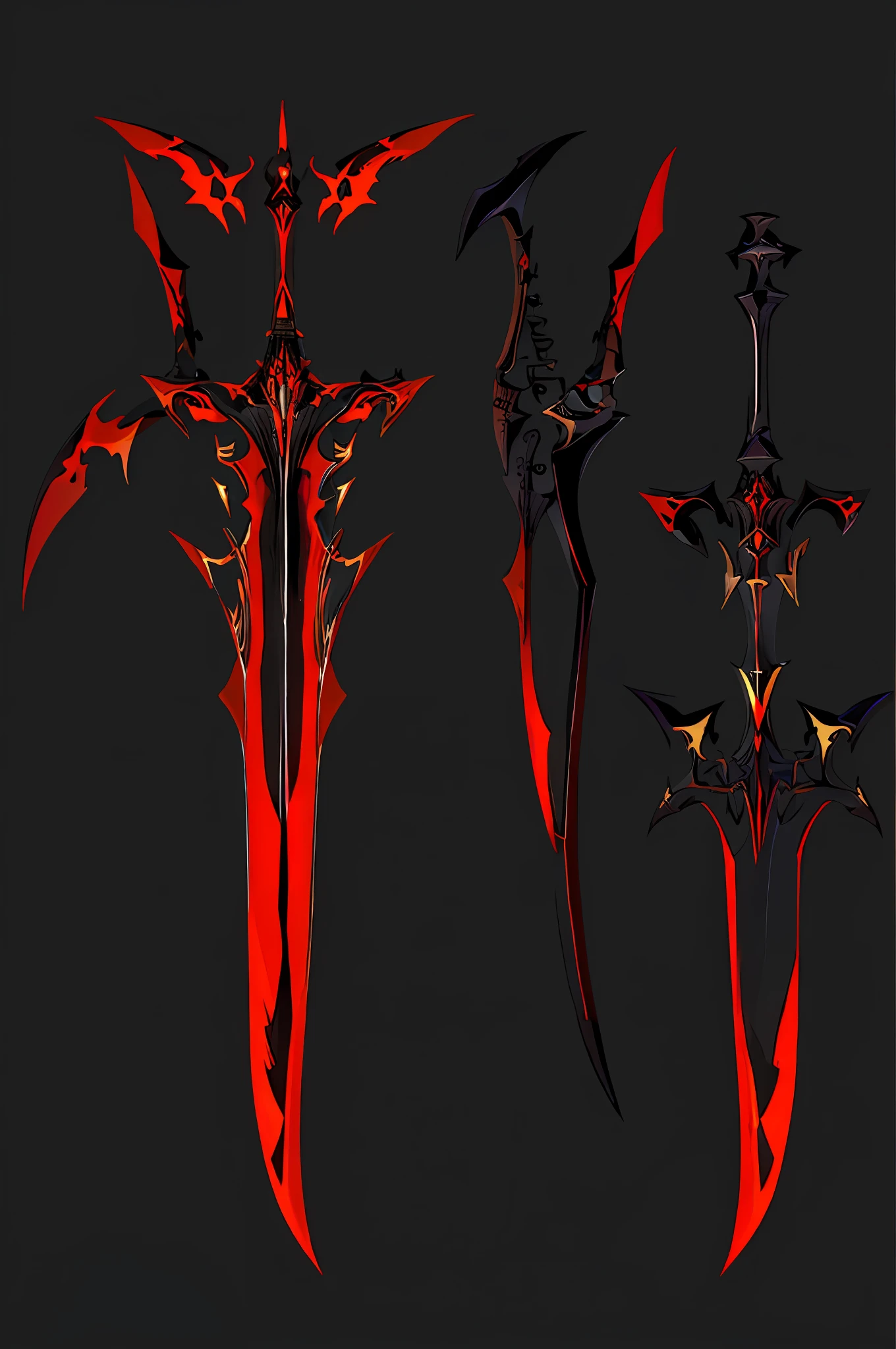 Weapon design tables,concept-art,Personification of weapons,Machinary,arma,(Masterpiece,Top quality,Best quality,offcial art,Beautiful and aesthetic:1.2),(8K,Best quality,Masterpiece:1.2),theelementoffire,火焰,with black background,cinmatic lighting,(Very detailed CG unified 8k wallpaper),Ray traching