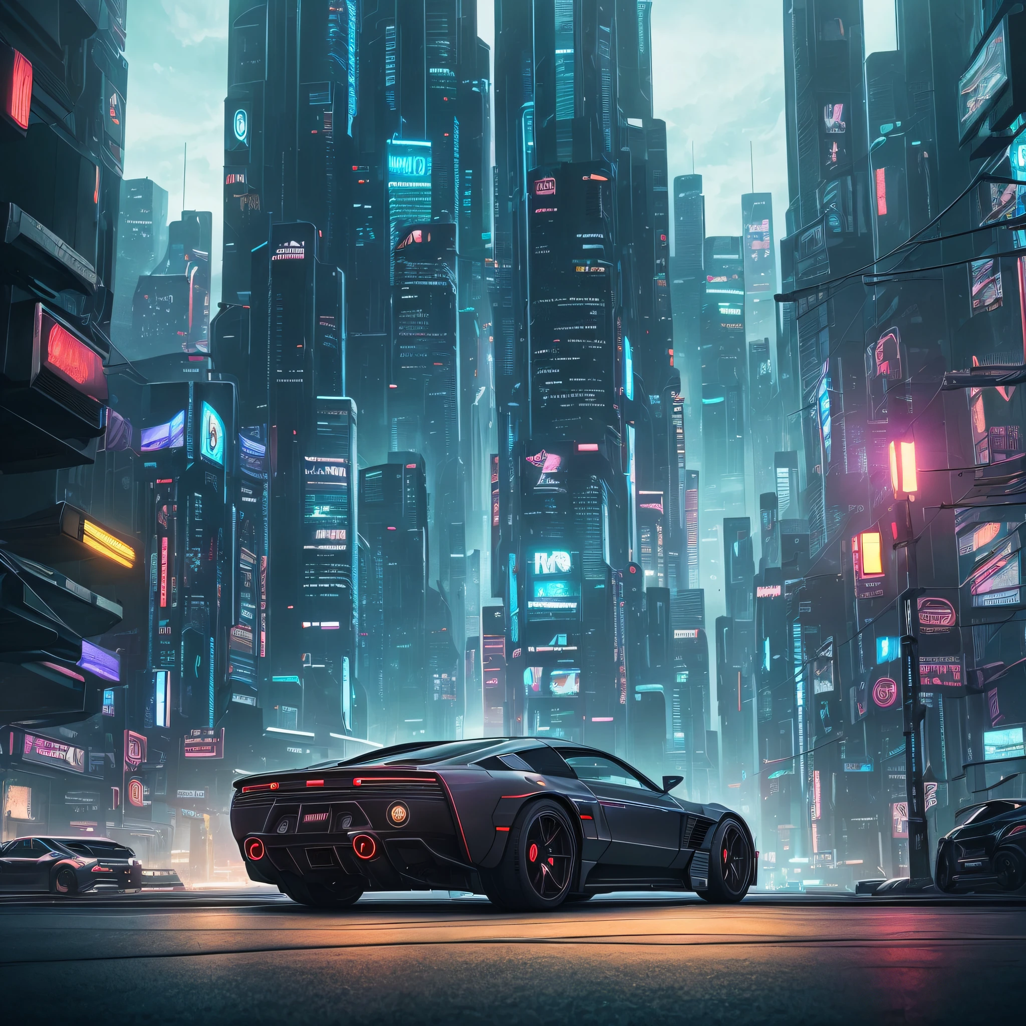 The car of the future in Cyberpunk City
(((Cinematic lighting))), Soft cinematic light, Adobe Lightroom, photolab, hdr, huge detail, Photorealism, Professional photography