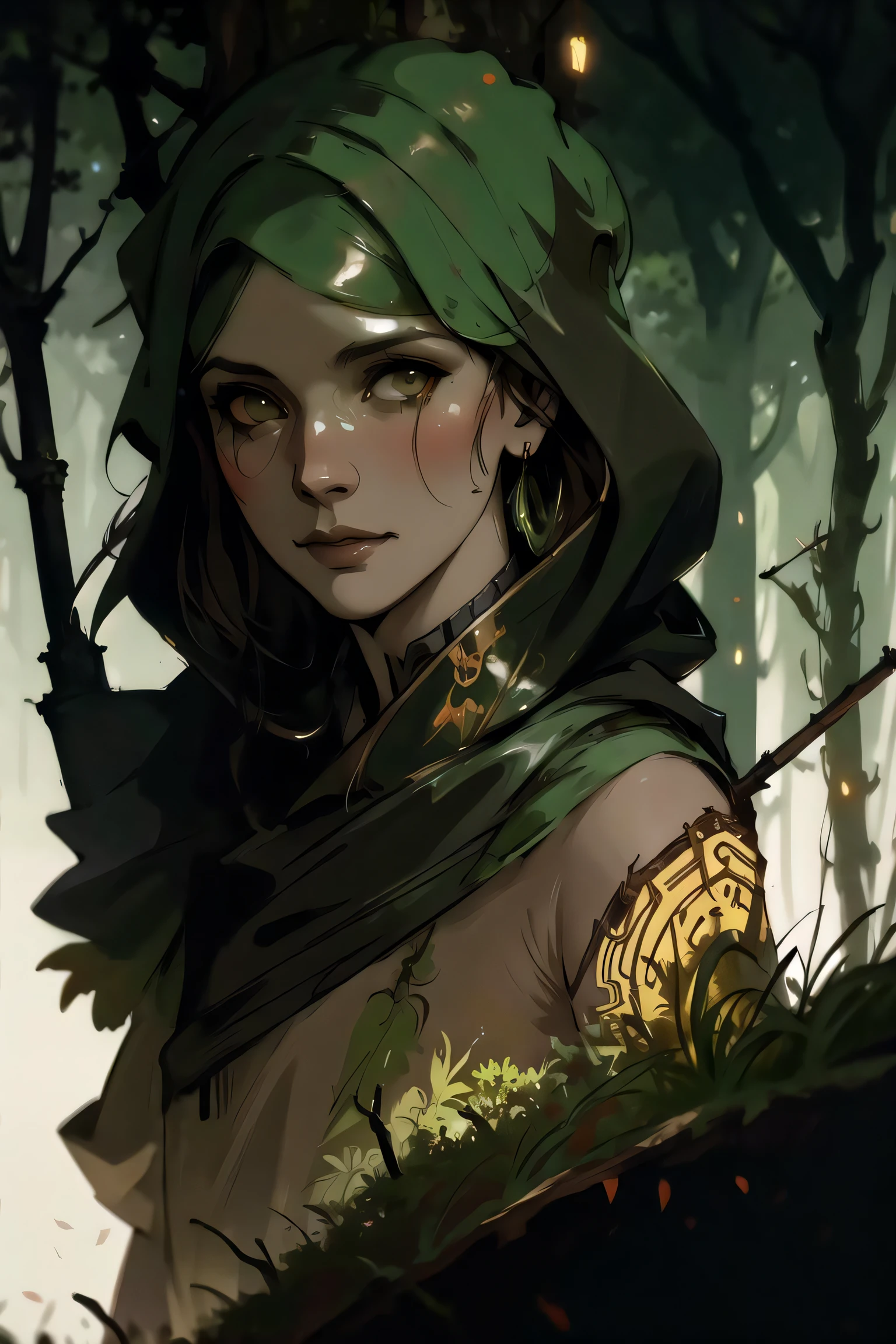 forest demon, creature, long thin limbs, bark, twigs, moss, (hovered in the air:1.3) over the swamp
detailed, trending, hi quality,
art by Ruan Jia AND Ismail Inceoglu AND Alphonse Mucha,