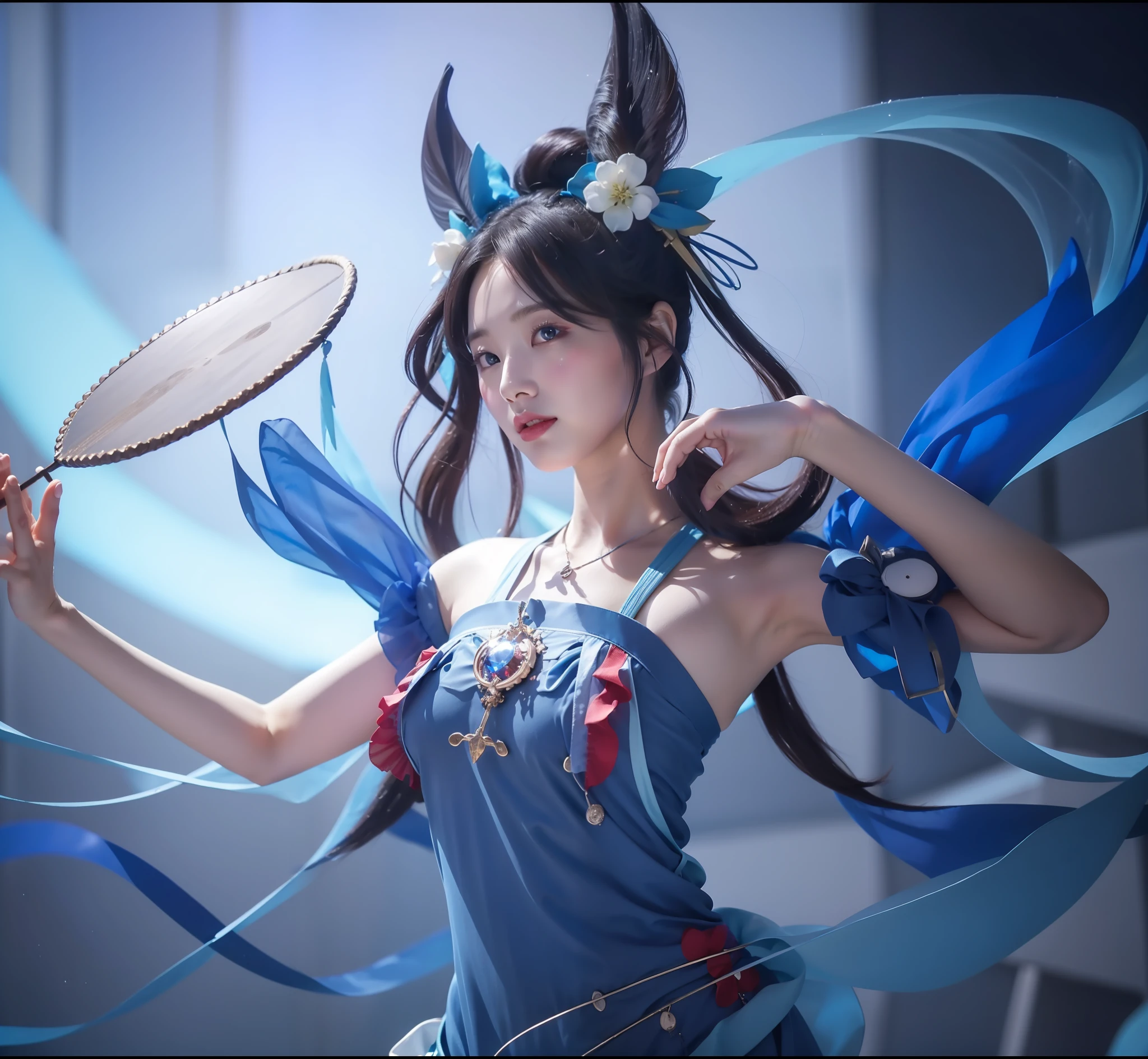 "Perfect,4K,Live cos,Blue,"