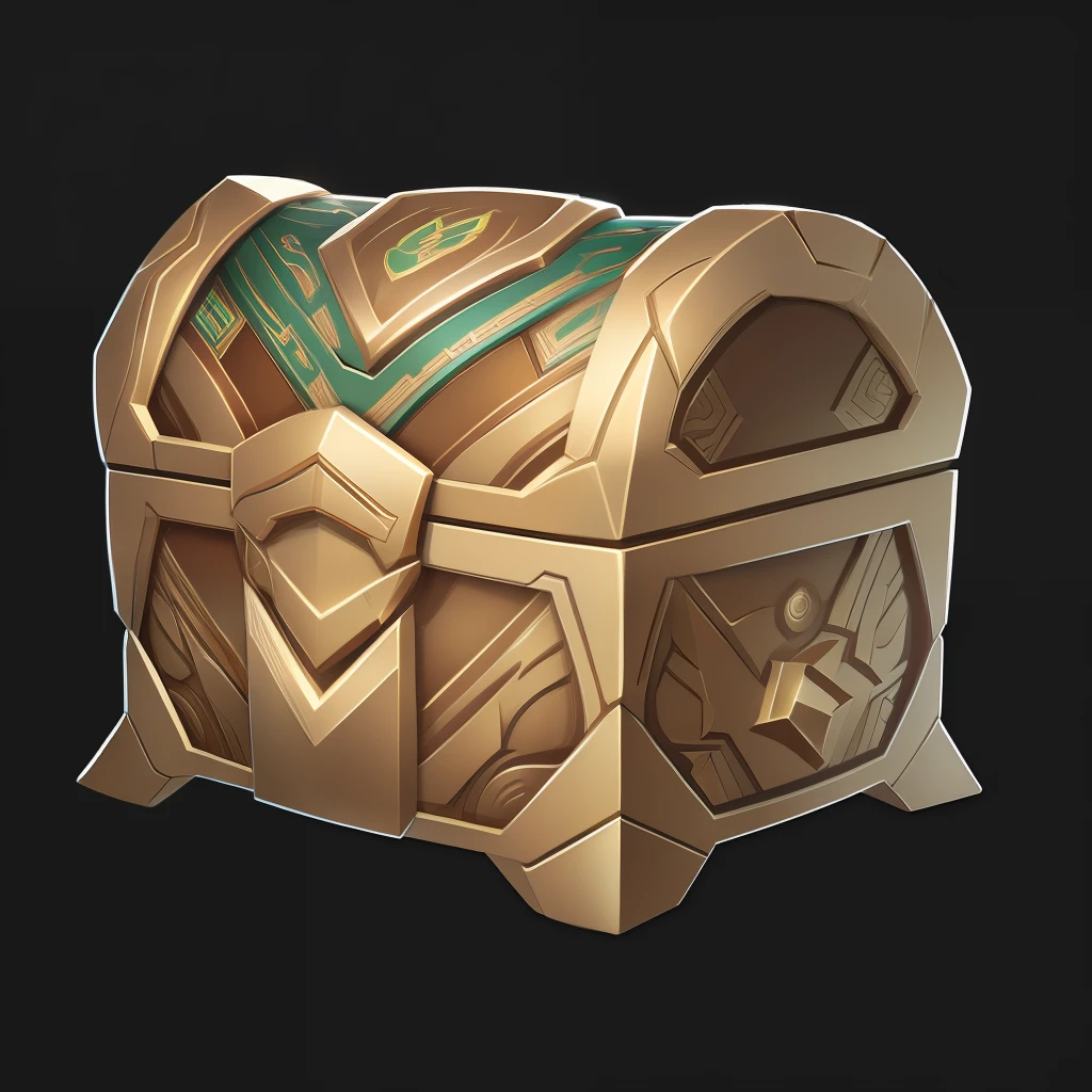 (((bronze), Box)), Pattern, streamer, Beautiful creation, Game icon, Masterpiece, Best quality, Ultra-detailed, Masterpieces, hyper HD, Ancient tribal style, (Anime), Transparent background, Blender cycle, volume light, No Man, objectification, fantasy