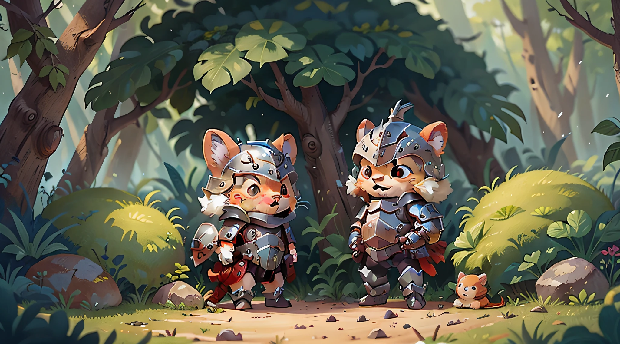 Small animals wear armor