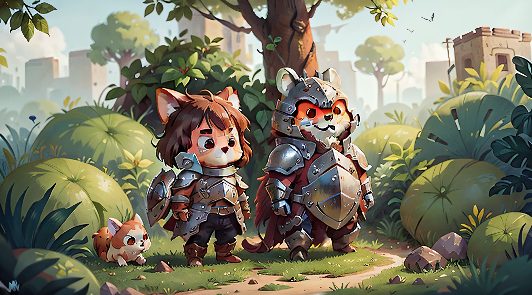Small animals wear armor