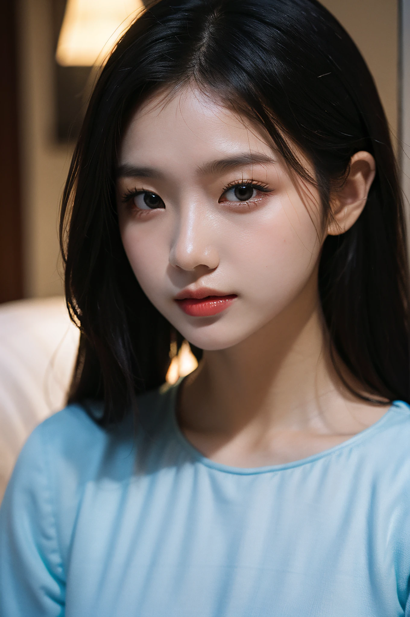 (Hyperrealistic,)4K,35mm,hyper-high detail, Professional lighting, Best quality, 超高分辨率, Visually stunning, (1girll:1.1), (Hmong clothing ),realskin,(Perfect body 1.3)Ultra-delicate face,Crop topping