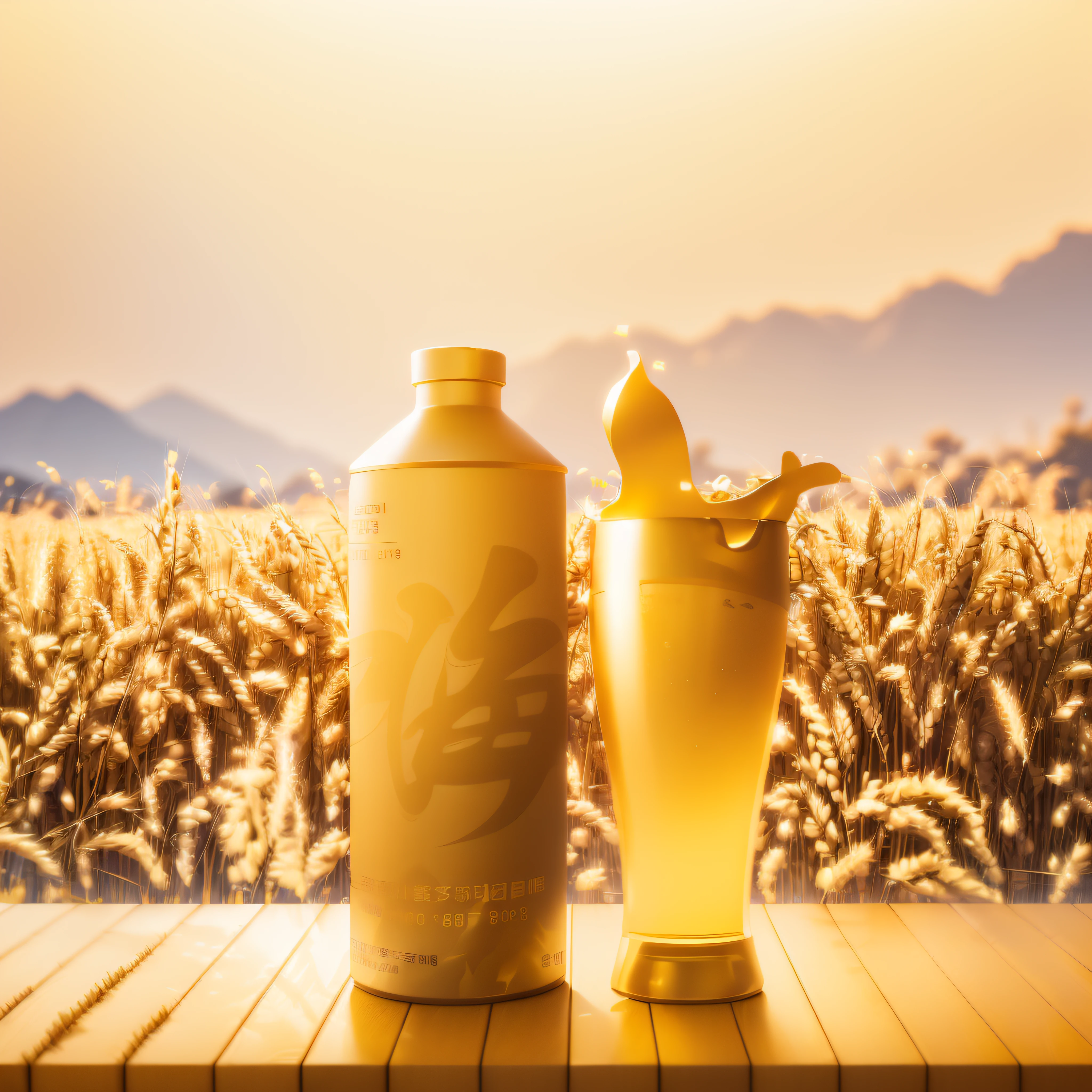 (An 18-year-old Asian woman, Mangseed, harvest wheat field, classical Chinese woman, long hair twisted braids, wearing a straw hat, with golden ears of wheat costume details, the best image quality, realistic photos, background harvest #aesthetic #热门小说 ears of wheat, costume with golden ears of wheat texture decoration, embrace sparkling golden ears of wheat, motion capture, incredible detail, sharpening, summer, ultra-fine hair, Full lens, flowing, realism, delicate and delicate, colorful, super high quality, 3D effect, CG rendering ,--ar 3:4 --s 180 --q 5 --niji 5) gloves