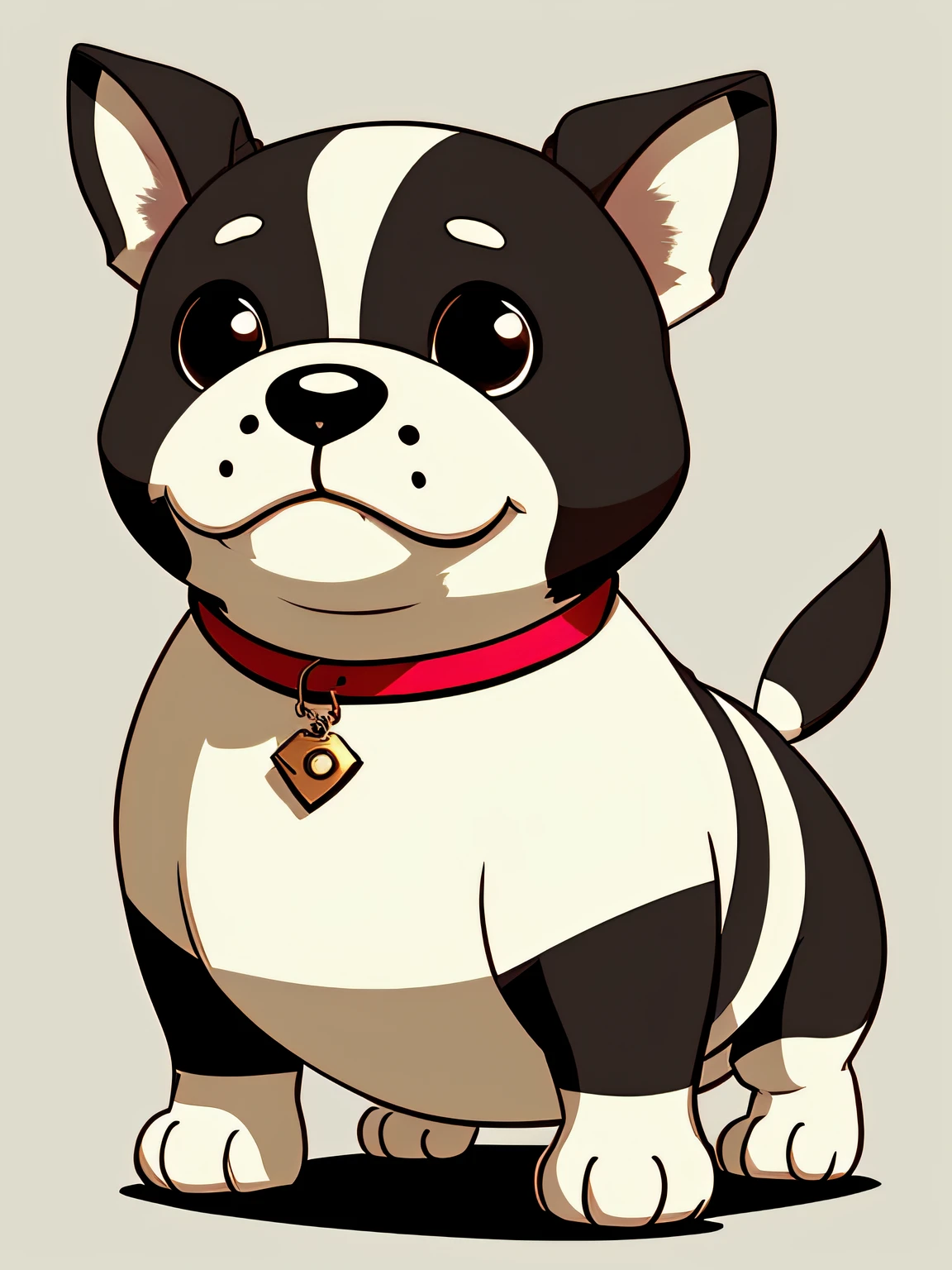 Sketch of a cute dog，frontage，Humpy and chubby，Moe，concept art inspired by senior character artist，Trends in Artstation，Process art，High-quality character design，character design art，Children's art in Artstation，Highly detailed character design，Cartoon concept art，character  design，Professional character design，Character design concept art，concept art design illustration