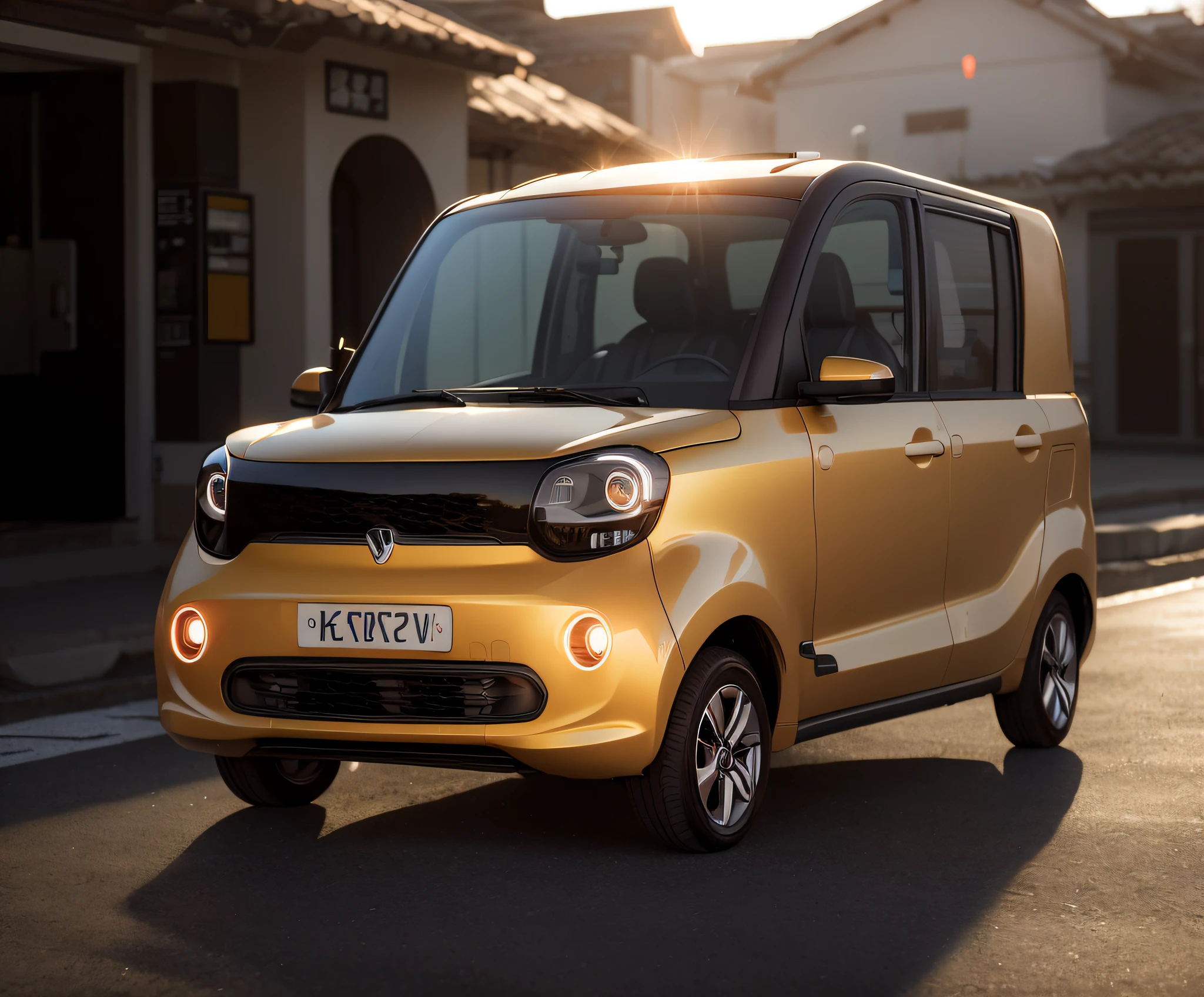 Side sticker for small car closeup, smart, kama russian electric car, new car, cute futuristic vehicle, 3 6 0 p, futuristic car shoot, 4 8 0 p, 480p, sha xi, 360º, full view of car, 4L, 3/4 Front view (masterpiece:1.2) (photorealistic:1.2) (bokeh) (best quality) (detailed skin) ( intricate) (8k) (HDR) (cinematic lighting) (sharpshoot)