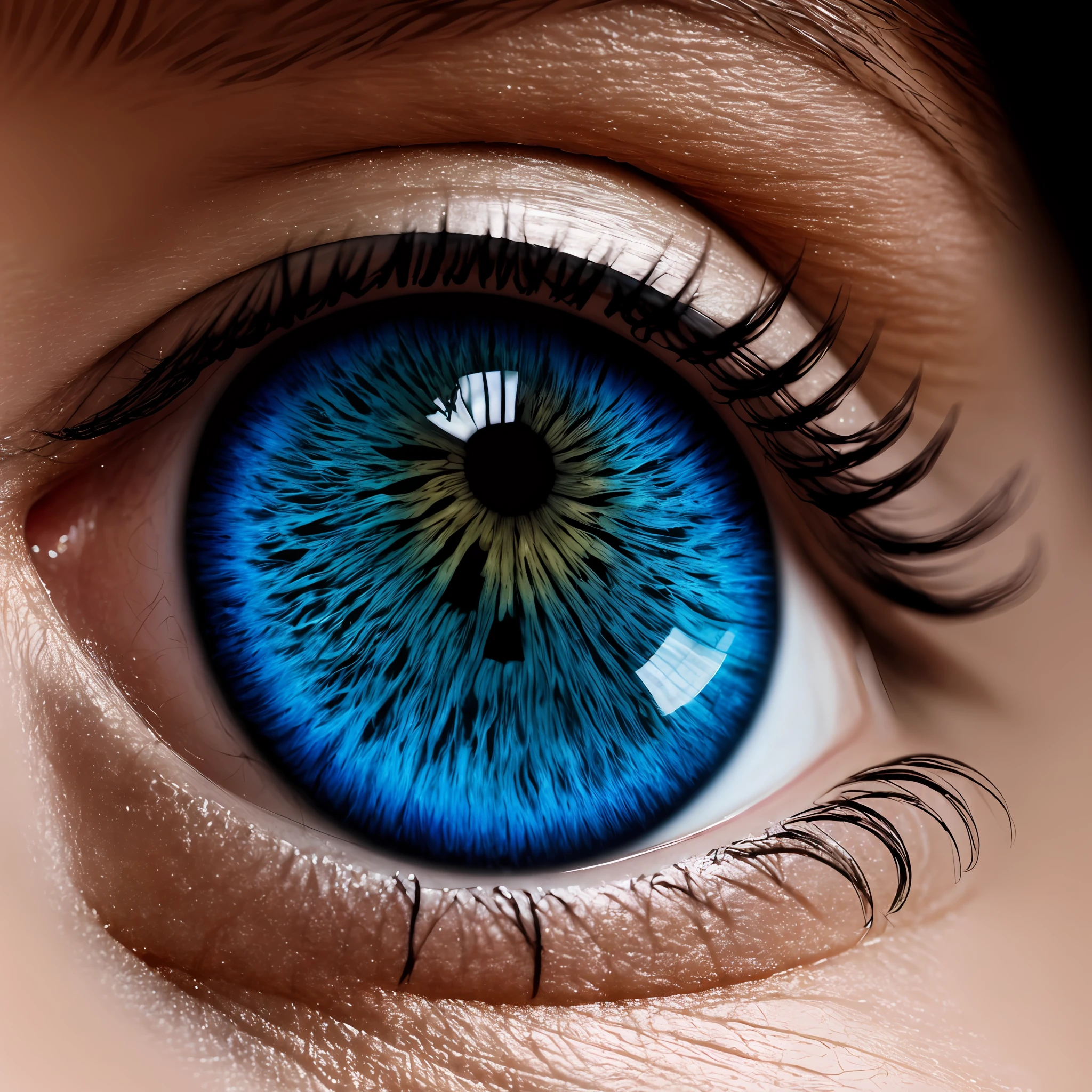 "An exquisite portrait capturing the vast universe reflected in a single tear from a mesmerizing and melancholic eye." --auto
