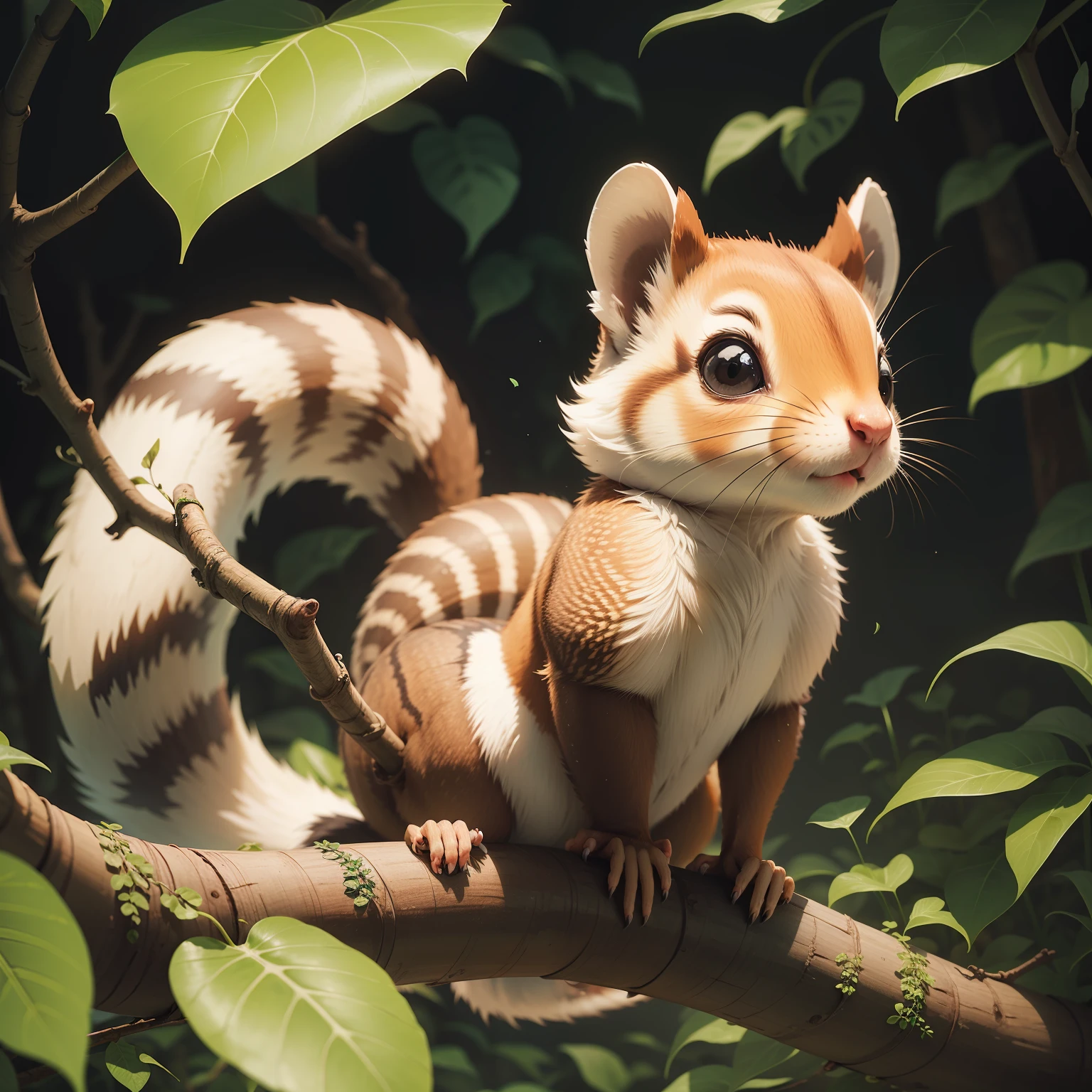 illustration of a squirel