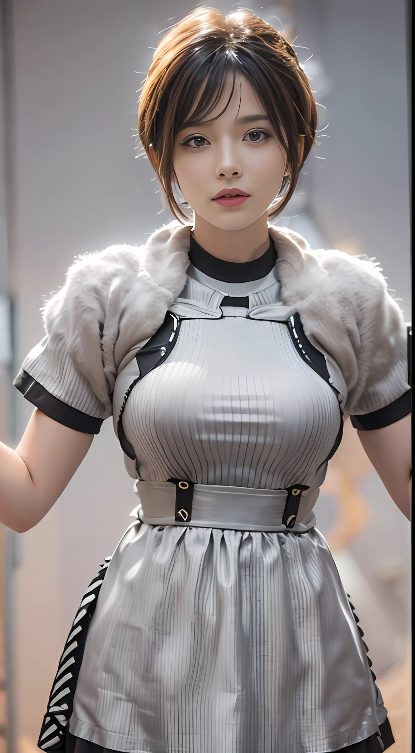 (masterpiece:1.3), (8k, photorealistic, RAW photo, best quality: 1.4), (1girl), beautiful face, (realistic face), (black hair, short hair:1.3), Nice hairstyle，photorealistic eye，Nice detail eyes，（Realistic skin），Beautiful skins，pyjamas），absurd res，enticing，超高分辨率，Ultra photo realsisim，The is very detailed，the golden ratio