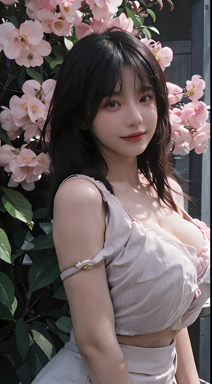 best qualtiy, 超高分辨率, (realisticlying:1.4), one-girl,比基尼,Long azure hair, beautifullegs, high-heels, standing on your feet, Perfect full body, A pair of clear and moving peach blossom eyes,Royal Sister,Fair skin,gem-like eyes,a sense of atmosphere,a beauty girl, ssmile, head straight-looking at viewer, closeup cleavage ,(Photorealistic:1.4),1girll,Sexy,(Sheer bra:1.1),(Big breasts:2.3),(Upper body:1.4),(Wet body),(:1.4)