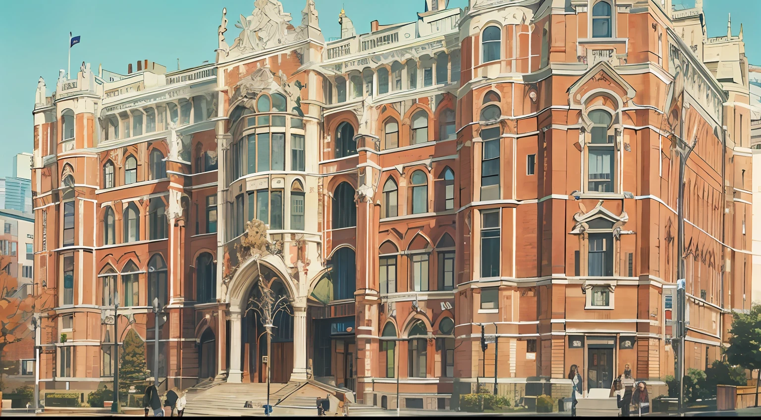 College Building,British style。
