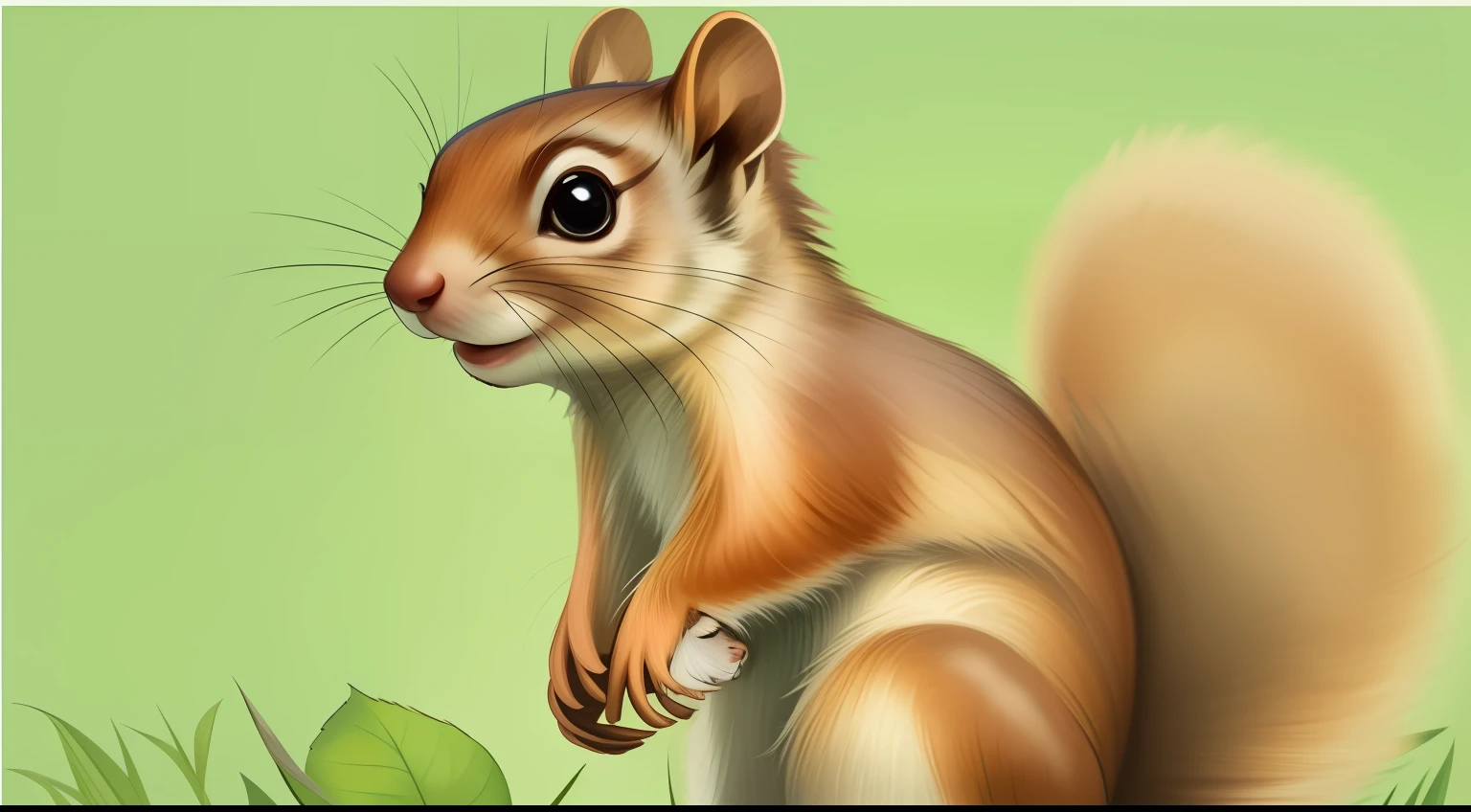 illustration of a squirel