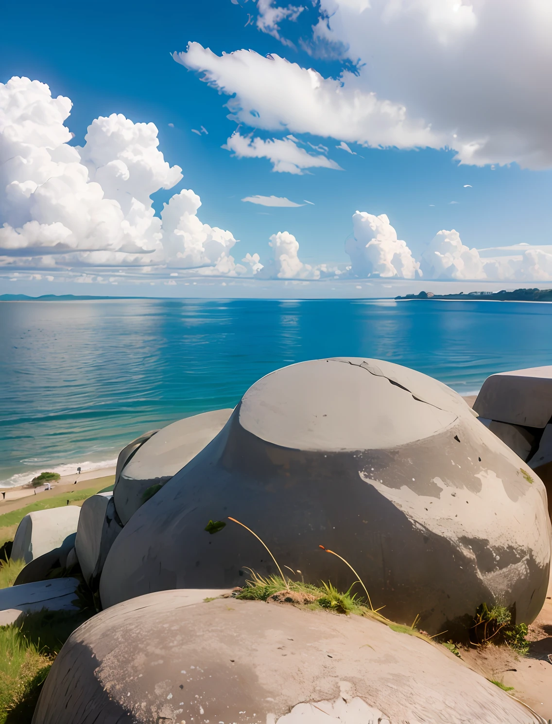 top-quality、8K、cirrus、Faint clouds、Faint clouds in the blue sky、Into the cloud、Air and Sea、unmanned、Scenery only