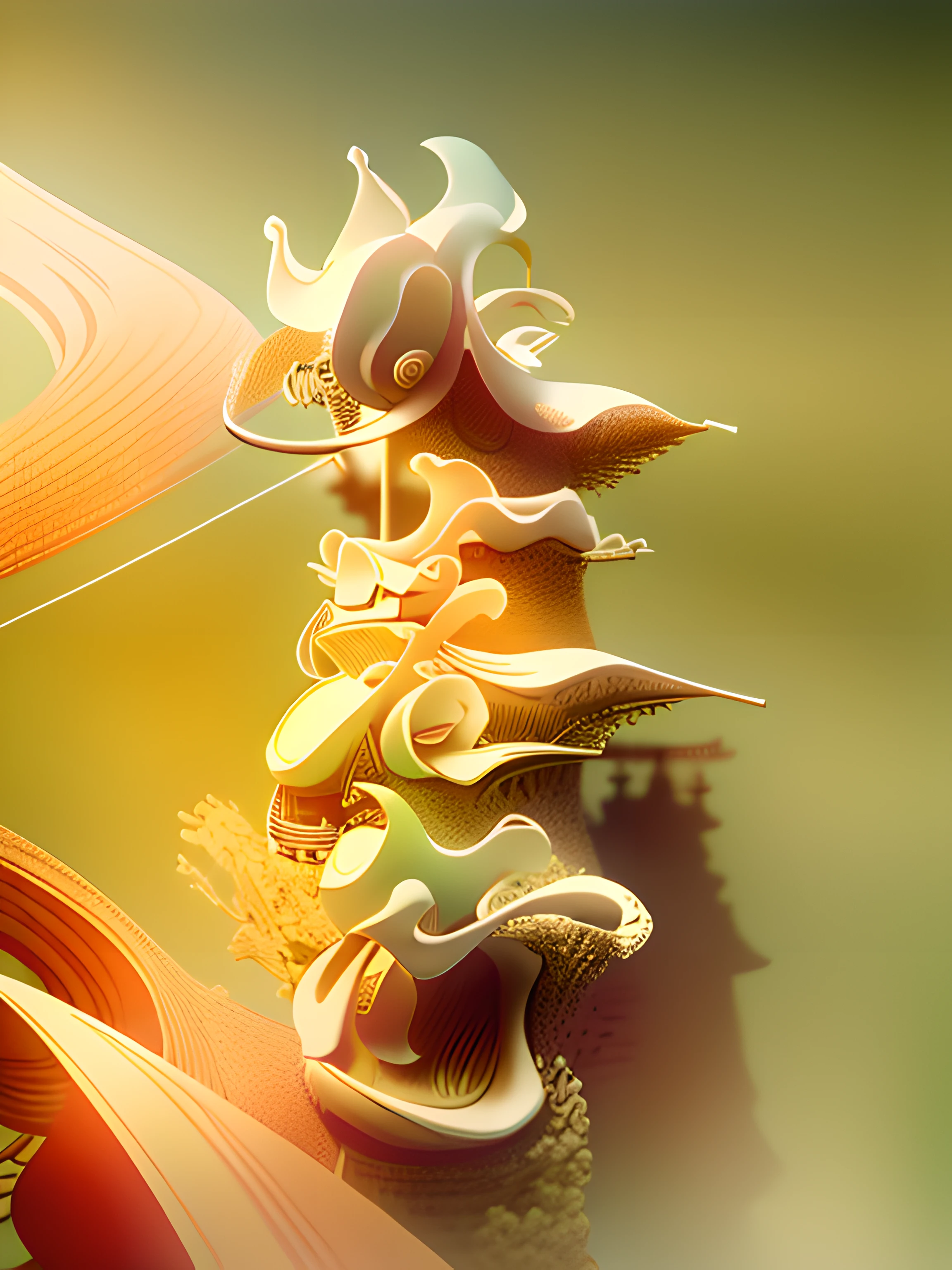 samurais,Taoist temple,Cypress,Mountains,a warm color palette,