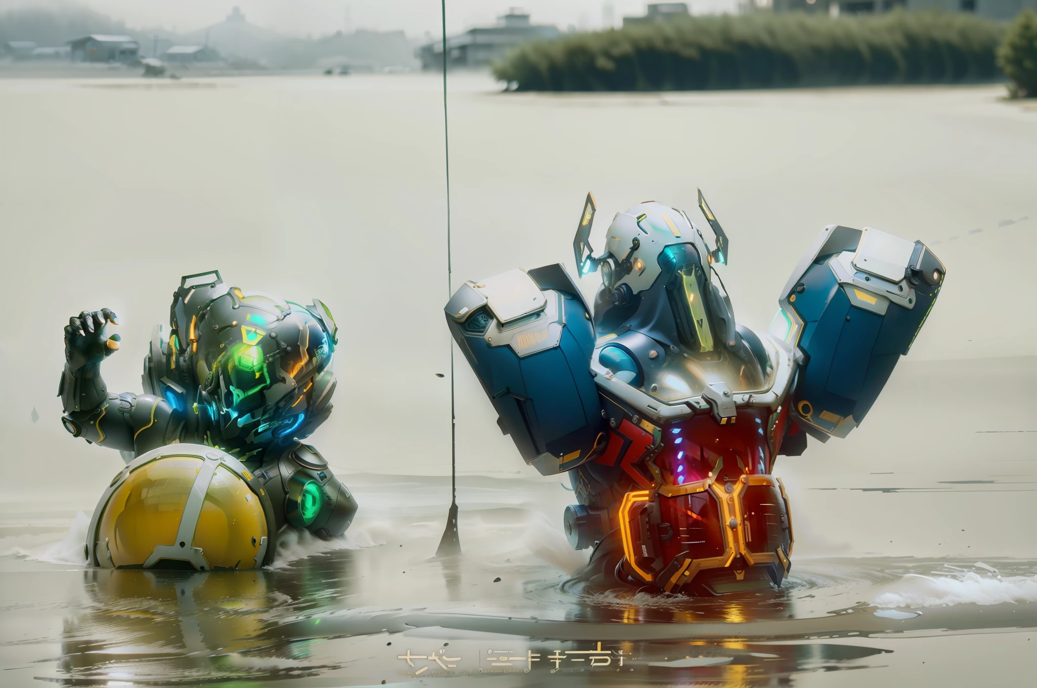 (sfv), 8K, RAW photo, Fujifilm Timeless style photo, (Dark:1.4), (Backlit photography:1.4), (facingviewer:1.2), full bodyesbian ,(Kamen Rider:1.1), Grasshopper mask, Multicolored (exosuit:1.2) There are neon eyes, Armored (Belts and gloves:1.1), Outdoor, Fighting stance, (Highly detailed:1.4), BREAK by Alyssa Monks , Anne Swinnerten , beatrix potter , Andrea Mantenia , Marco Mazzoni , Sarah Wolfak , Carlos Cruz-Dez , Saturn Bhutto , John Totleben , sandstorms