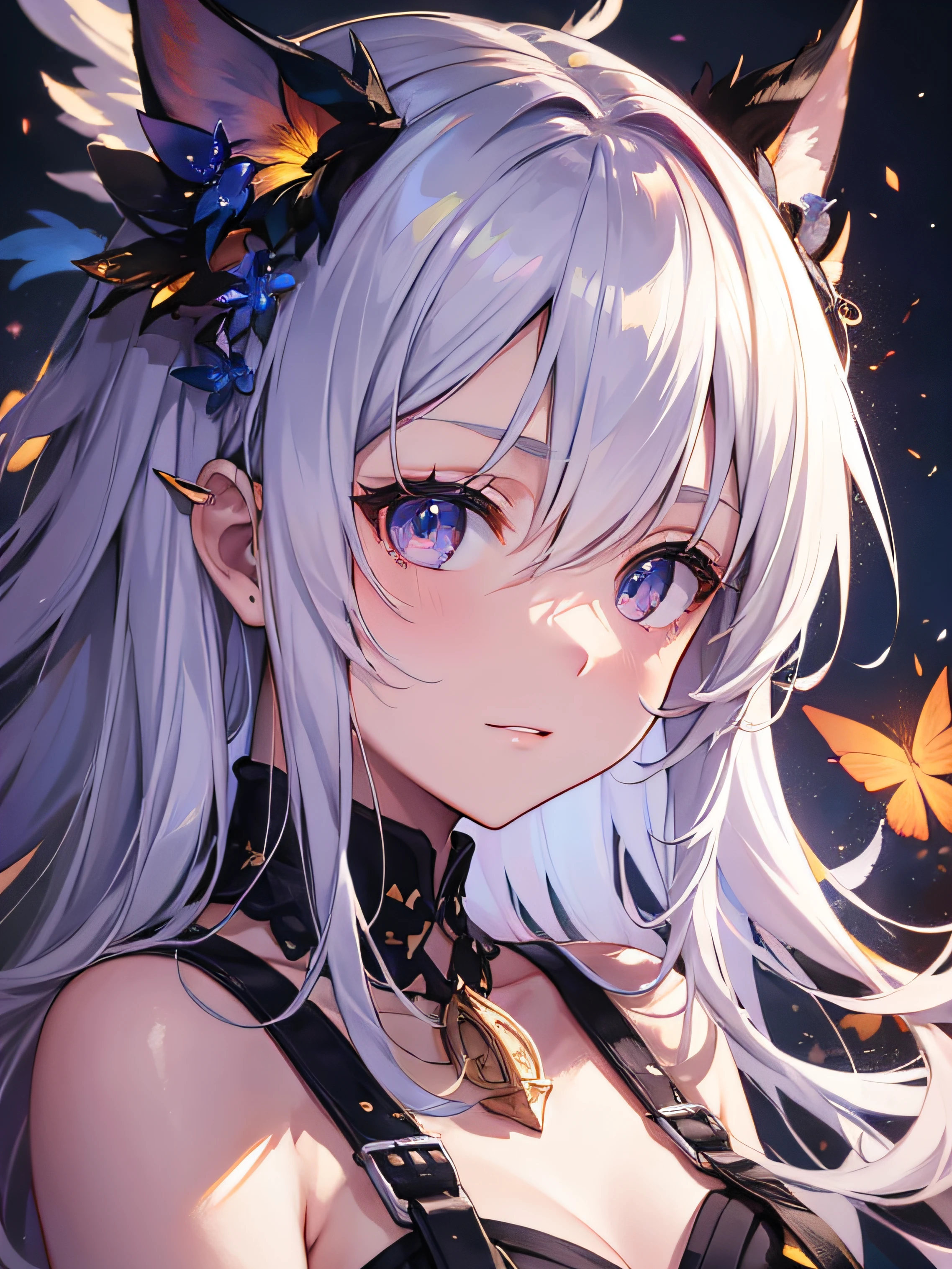 (tmasterpiece、best qualityer、supreme、offcial art、aestheticly pleasing:1.2)、(tmasterpiece、best qualityer、best qualityer、offcial art、aestheticly pleasing:1.2)、(tmasterpiece、best qualityer、best qualityer、offcial art、aestheticly pleasing:1.2)、(1girll:1.3)、highly details、(Fractal art:1.3)、extremely colorful、suprem details、vastness。The image is very realistic,indescribable、Very detailed and、Must be a high resolution 16k。Sony F and 24-105mm f / Use a Sony Alpha 4 mirrorless camera with 1G OSS lenses。ISO sensitivity to 32,000、Shutter speed 1/Set to 125 seconds。--Al-16:9 --