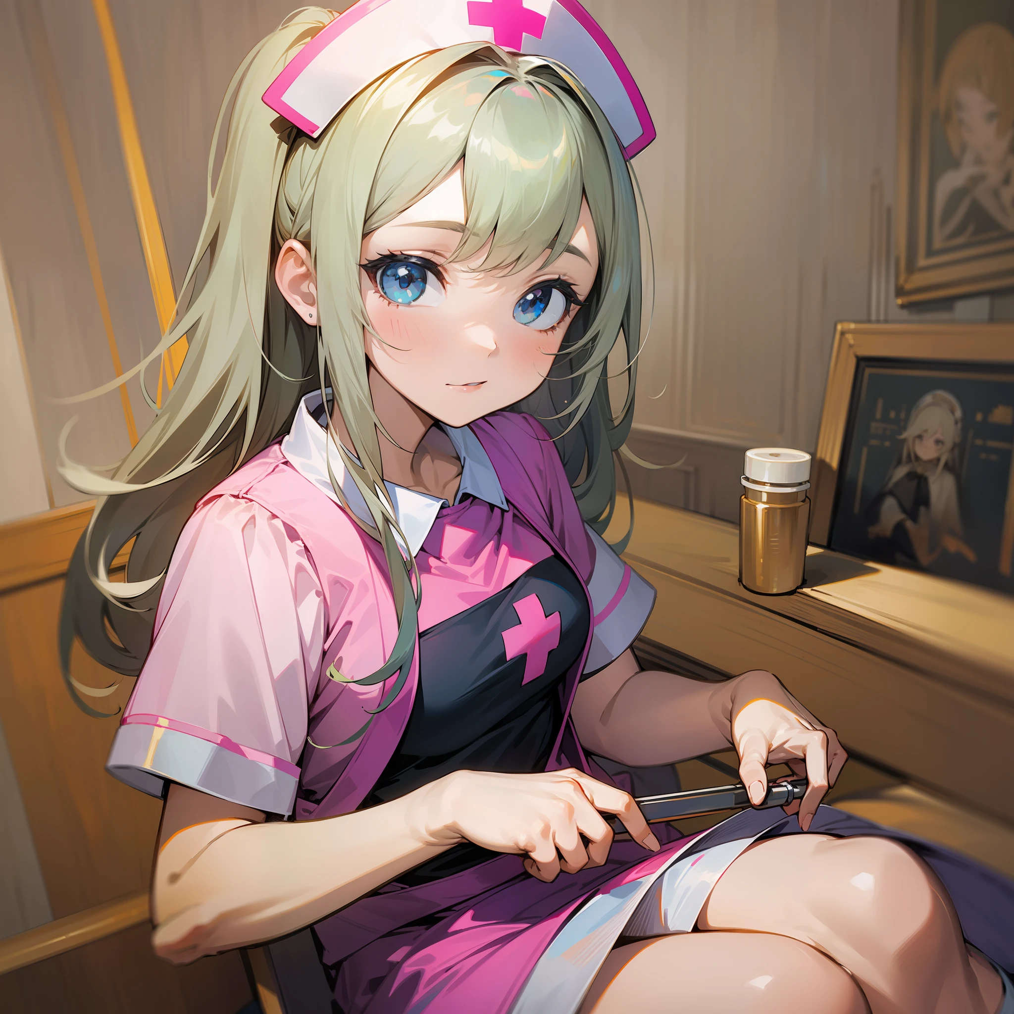Cute little girl s　top-quality　​masterpiece　Normal five fingers　Lustrous hair　Nurse