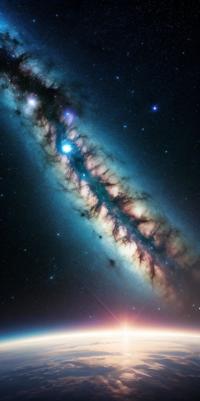 Masterpiece, Best quality, High quality, Extremely detailed Cg Unity 8K wallpaper, Depth of field, hdr,,Photorealistic,Extremely detailed, Intricate, High detail, Universe, space, milky ways, stars, planetes, astronault, kosmos, Celestial, Starcloud, black hole, solar system, cosmic rays, supernova, Deep space, astronomical objects