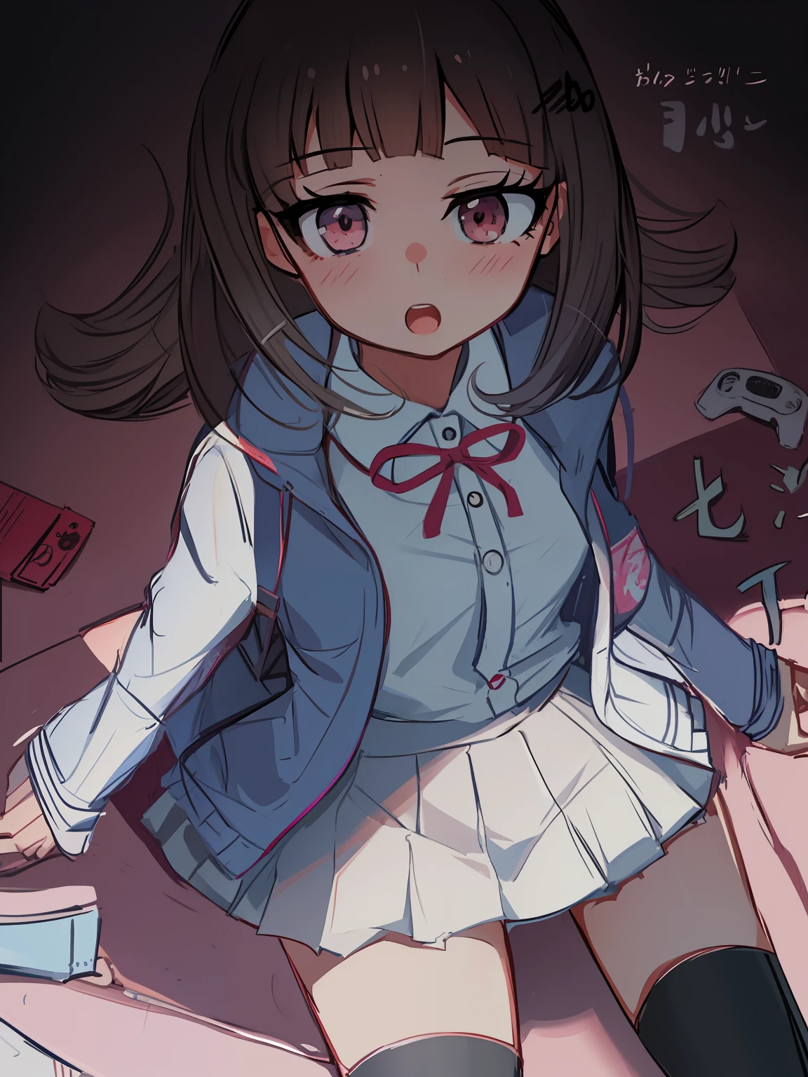 Draw a girl in school uniform in pencil, anime sketch, an anime drawing, anime moe art style, Anime girl, An anime girl, comic drawing, anime shading), anime style drawing, up of young anime girl, Anime Paintings, manga drawing, flat anime style shading, Marin Kitagawa fanart, Portrait of an anime girl, anime shading