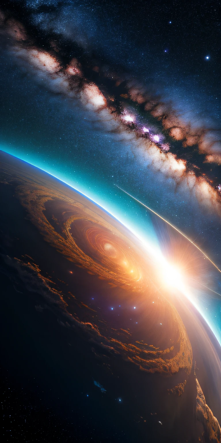 Masterpiece, Best quality, High quality, Extremely detailed Cg Unity 8K wallpaper, Depth of field, hdr,,Photorealistic,Extremely detailed, Intricate, High detail, Universe, space, milky ways, stars, planetes, astronault, kosmos, Celestial, Starcloud, black hole, solar system, cosmic rays, supernova, Deep space, astronomical objects