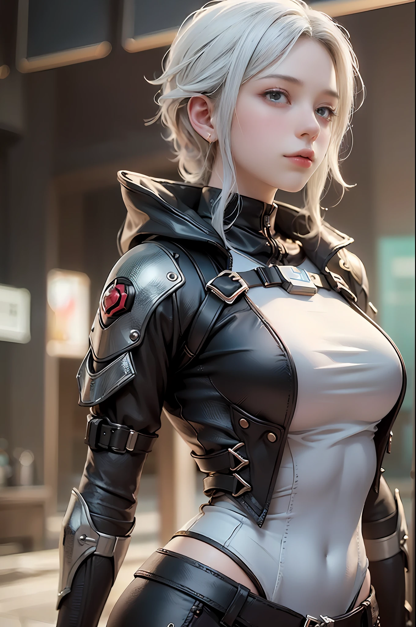 ((Best quality)), ((masterpiece)), (detailed:1.4), 3D, an image of a beautiful cyberpunk female,HDR (High Dynamic Range),Ray Tracing,NVIDIA RTX,Super-Resolution,Unreal 5,Subsurface scattering,PBR Texturing,Post-processing,Anisotropic Filtering,Depth-of-field,Maximum clarity and sharpness,Multi-layered textures,Albedo and Specular maps,Surface shading,Accurate simulation of light-material interaction,Perfect proportions,Octane Render,Two-tone lighting,Wide aperture,Low ISO,White balance,Rule of thirds,8K RAW,