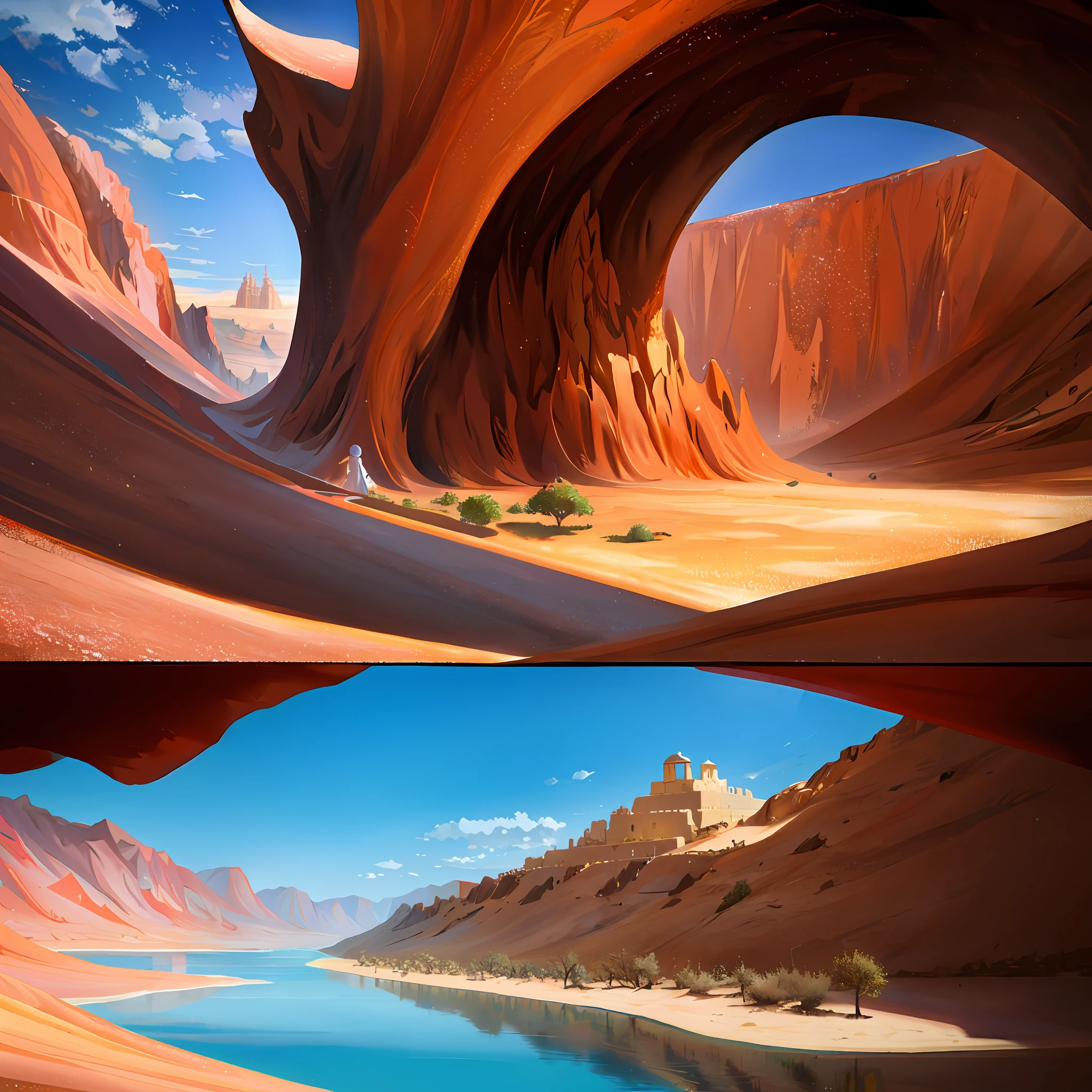 A desert,sacred place