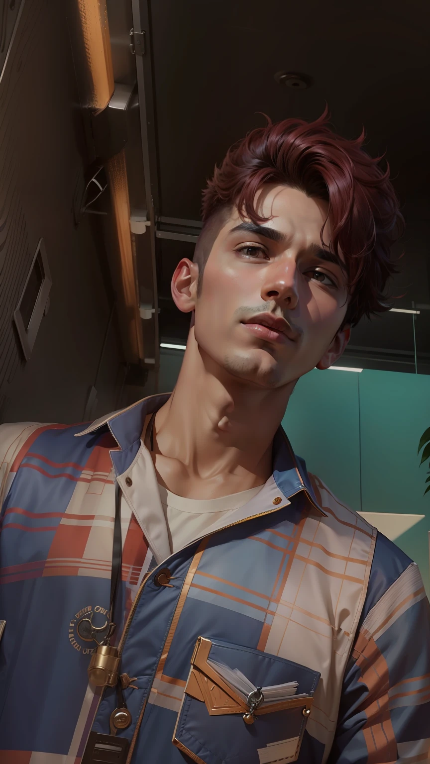 Background change and hair colour 8k quality full style handsome boy