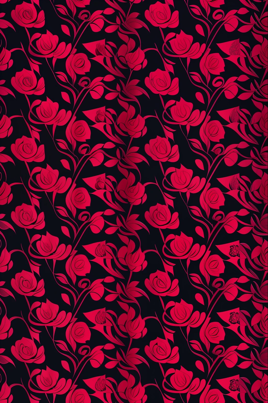 abstract pattern, Rosa, fundo black