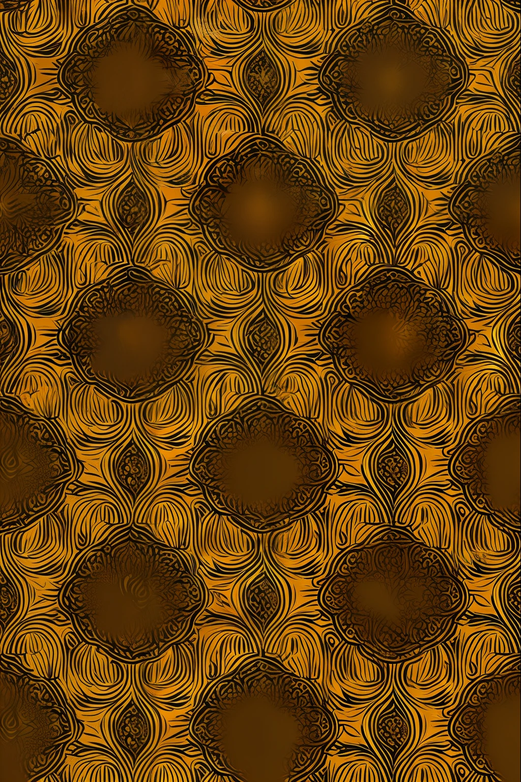 bell pattern, amarelo, fundo black
