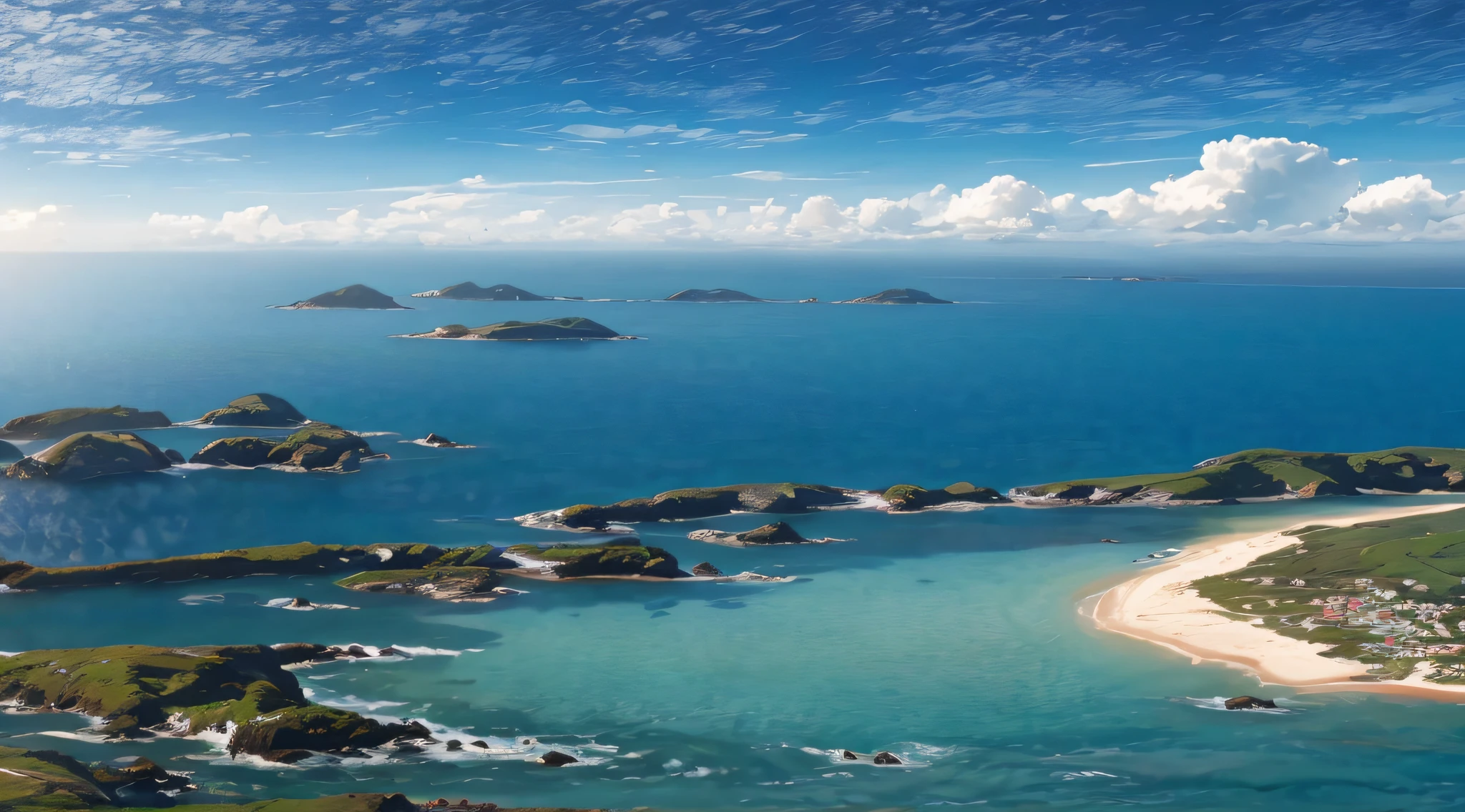 "More realistic sky: 1.3, more realistic ocean: 1.3, more realistic earth: 1.3, more realistic landscape: 1.3"