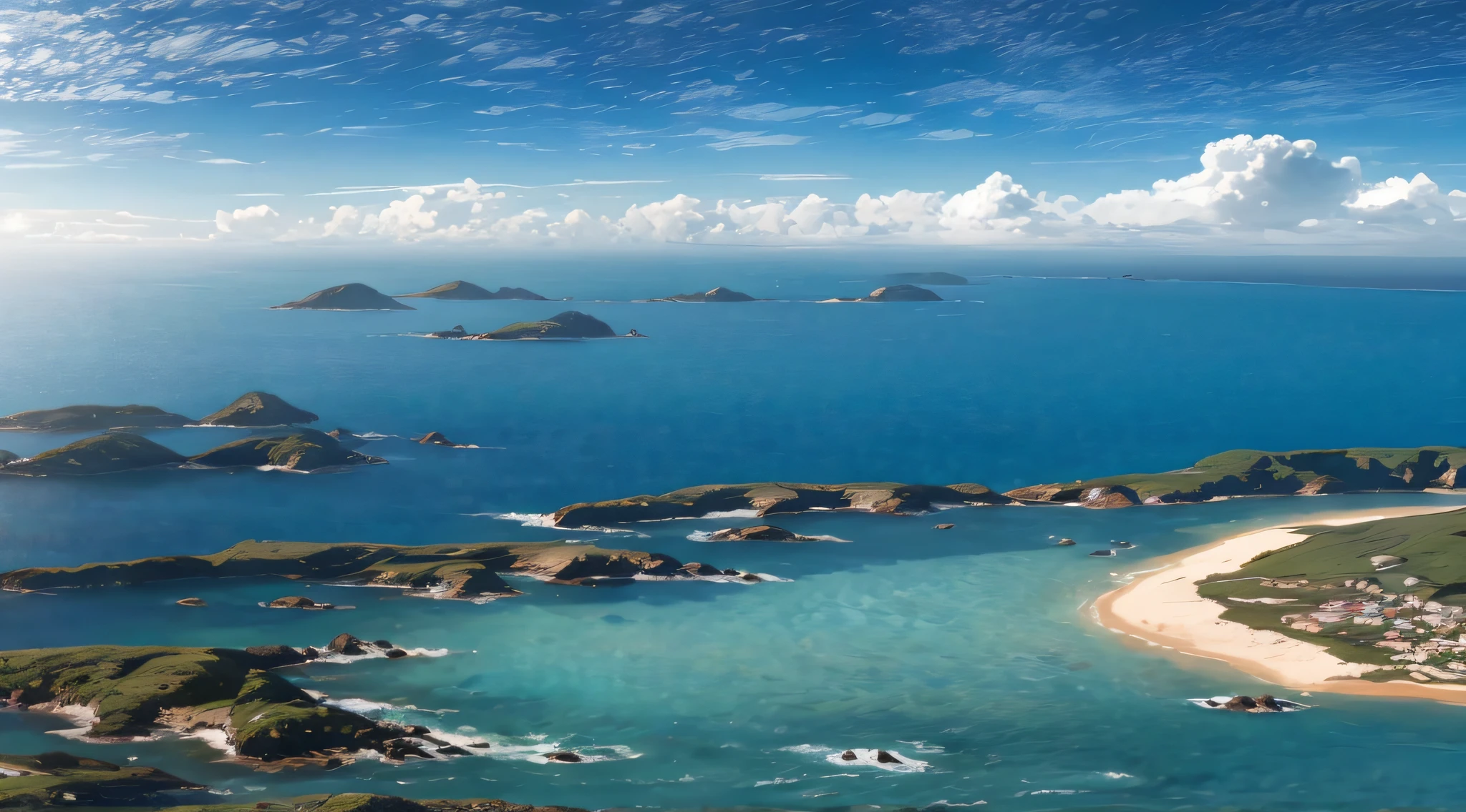 "More realistic sky: 1.3, more realistic ocean: 1.3, more realistic earth: 1.3, more realistic landscape: 1.3"
