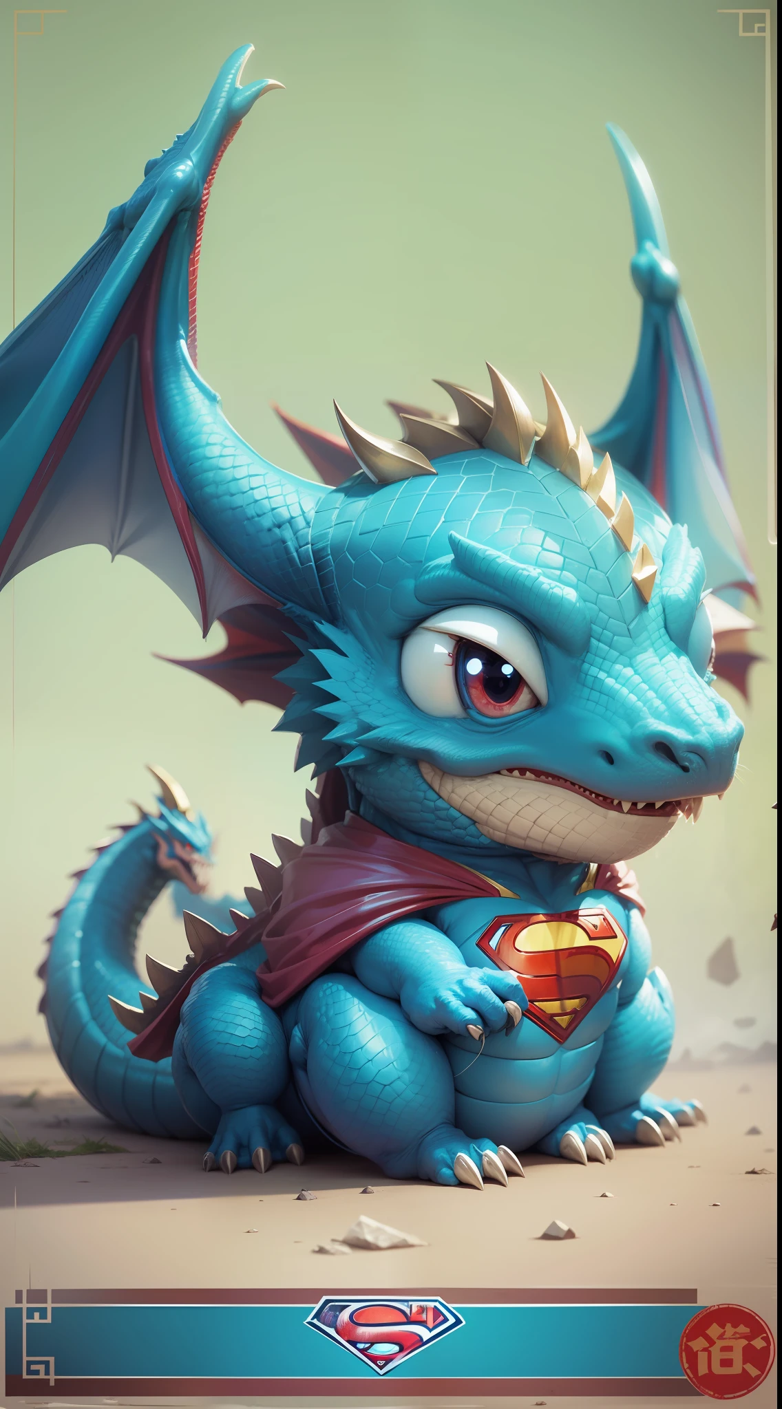 cartoon superman blue sitting on the ground with wings spread, a cute superman little blue dragon, cute superman little dragon, very cute superman purple dragon, cyan chinese superman dragon fantasy, blue scaled superman dragon, blue superman dragon, stuffed superman dragon, newly hatched superman dragon, a superman dragon, as an anthropomorphic superman dragon, superman dragon flying, anthropomorphic superman dragon, superman dragon with scars