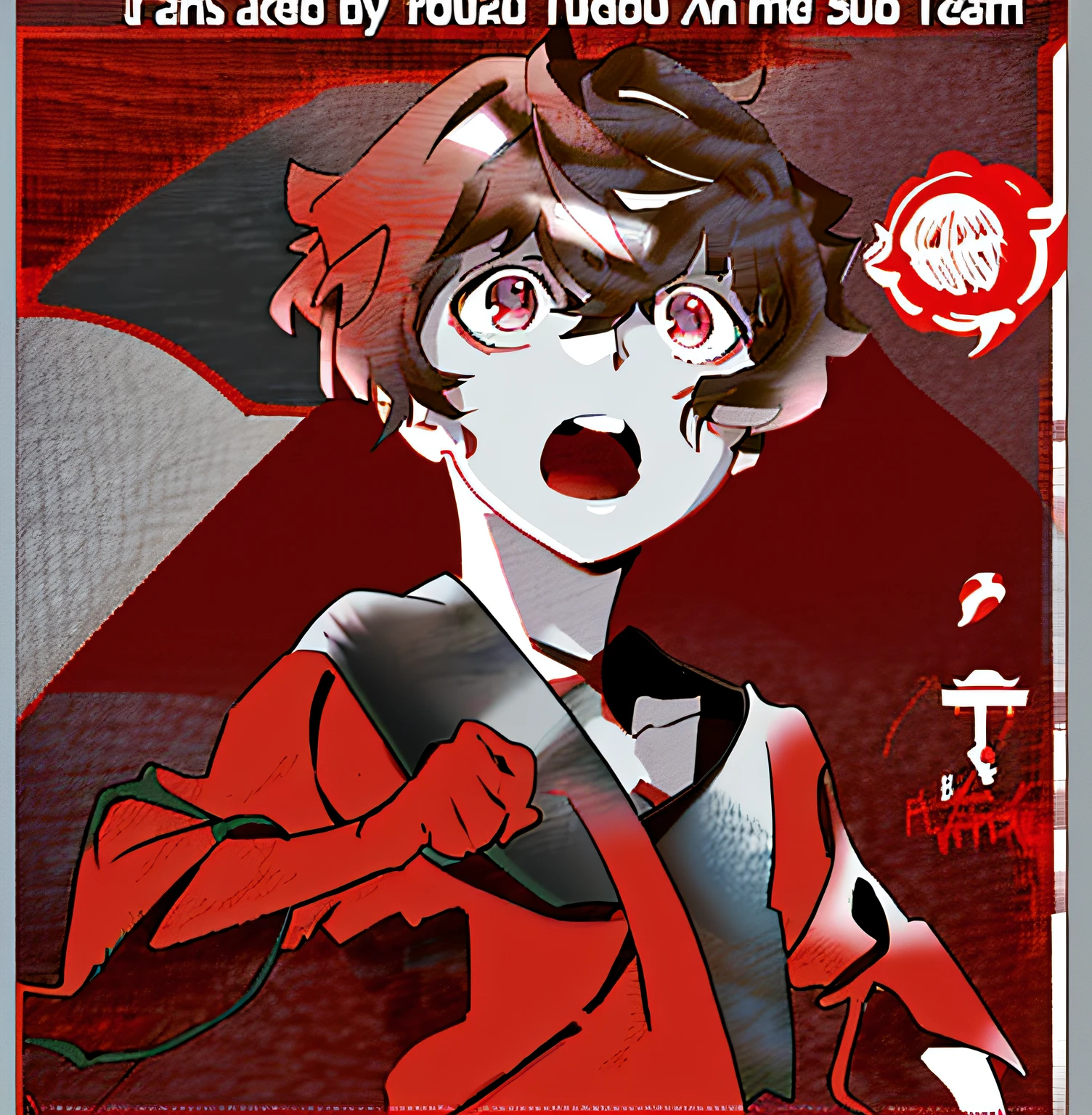 Close-up of the man with the knife in the room, in the anime film, screenshot from the anime film, redline anime movie style, 2 0 1 9 anime screenshot, screenshot from guro anime, Today's featured anime stills, still from tv anime, Female protagonist 👀 :8, persona 5 phantom thief style, animated still, anime opening